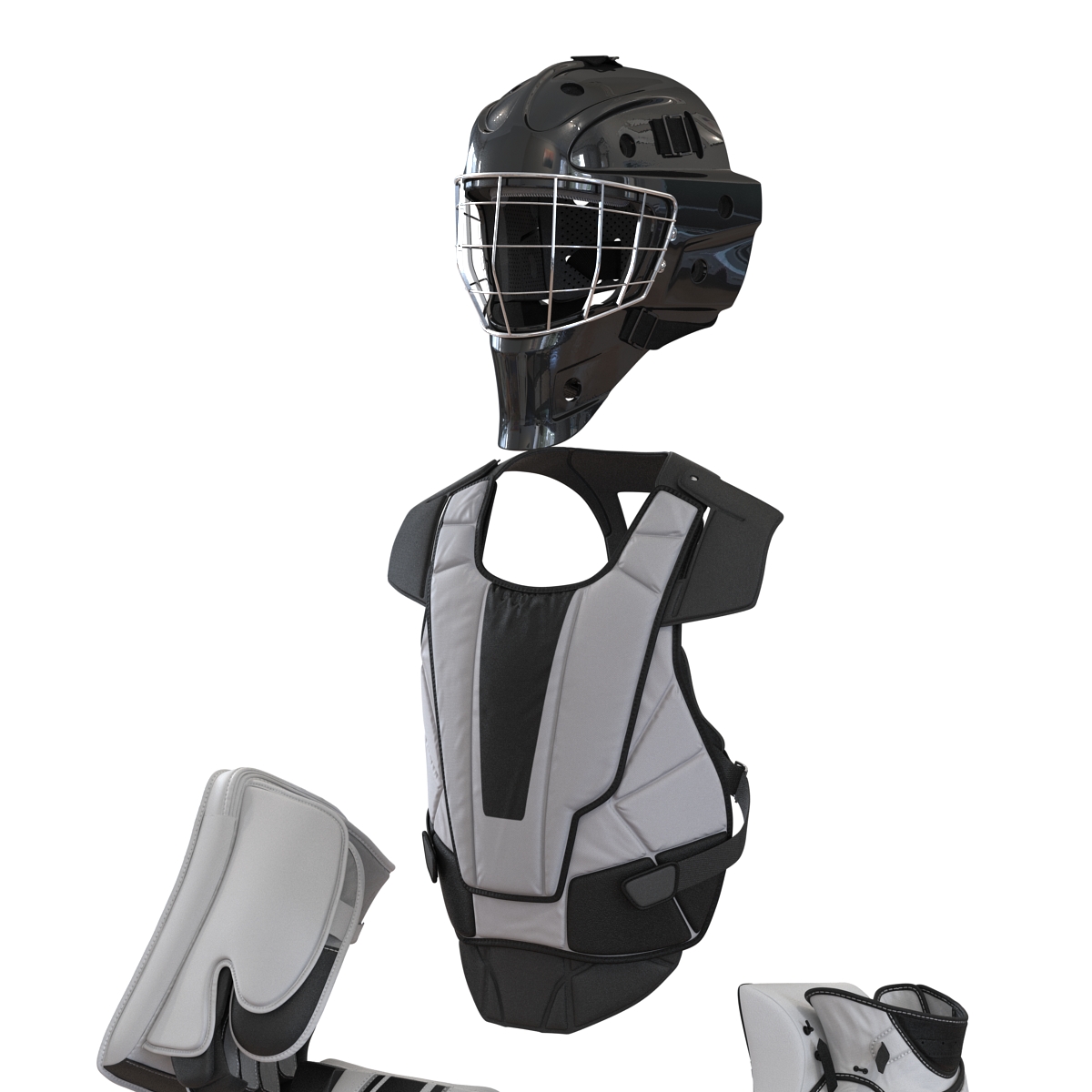 3D Hockey Goalie Protection Kit Generic 2 model