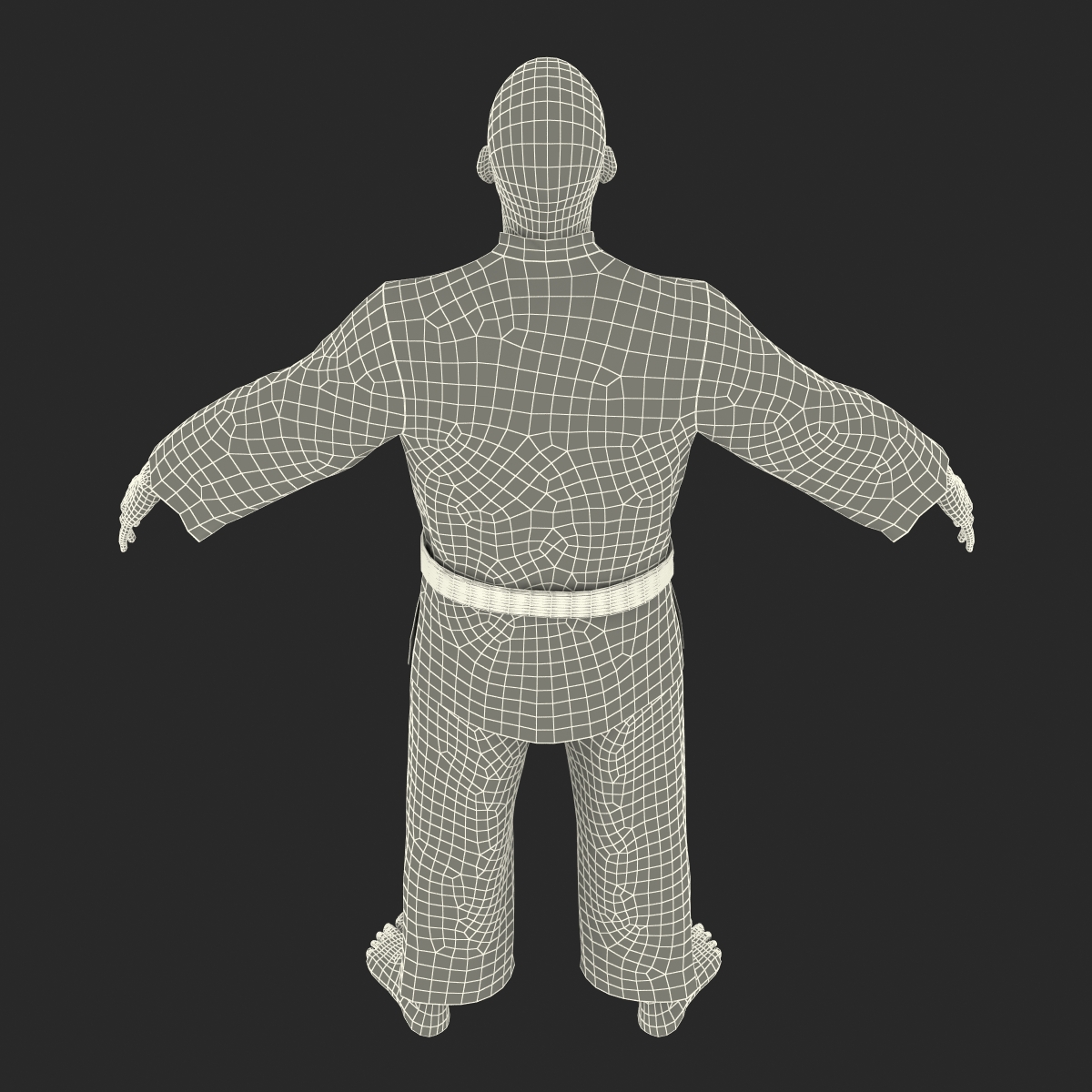 Karate Fighter 3D model