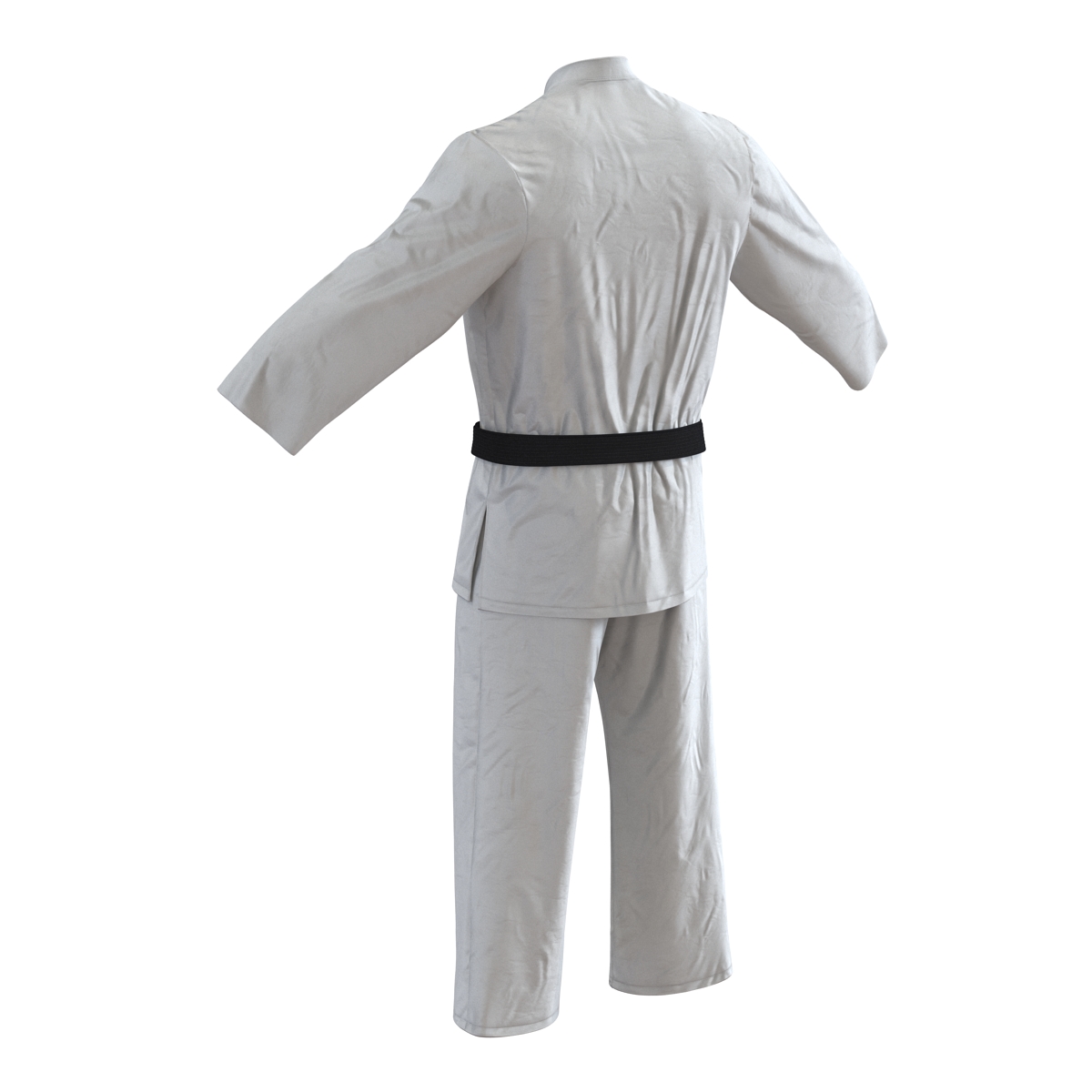 Karate White Suit 3D