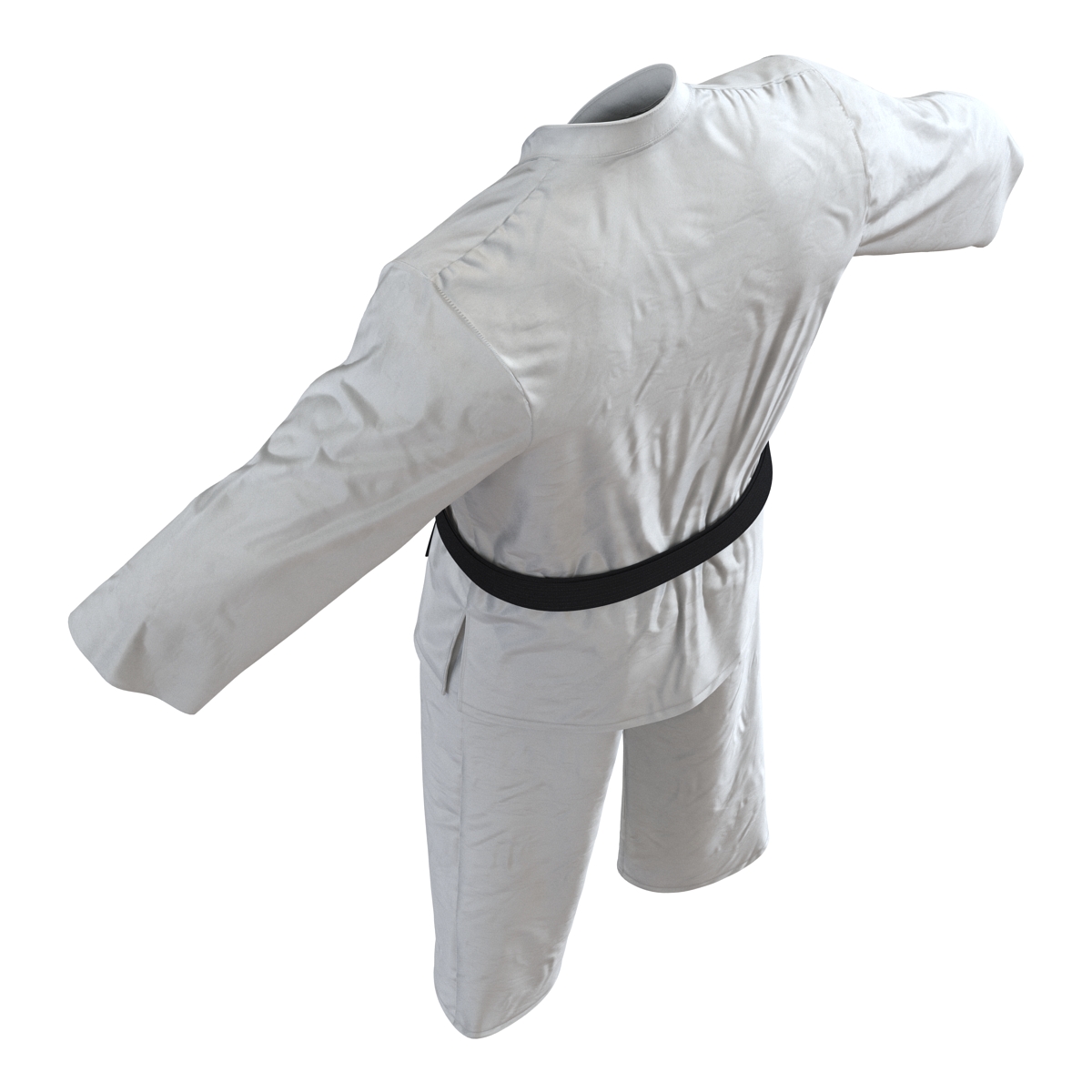 Karate White Suit 3D