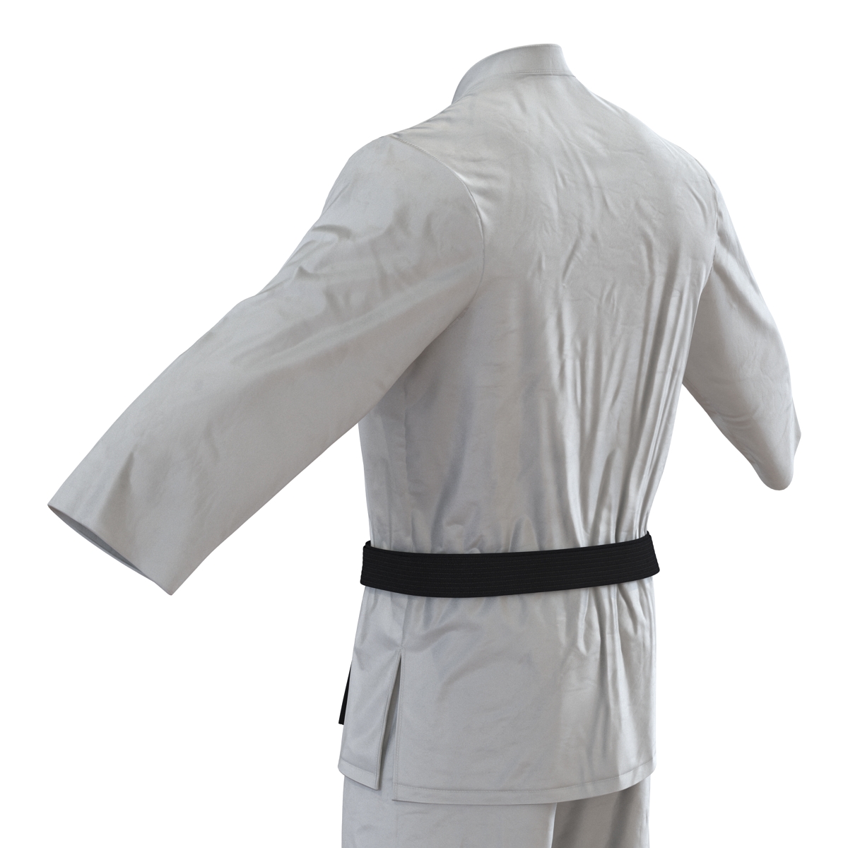 Karate White Suit 3D