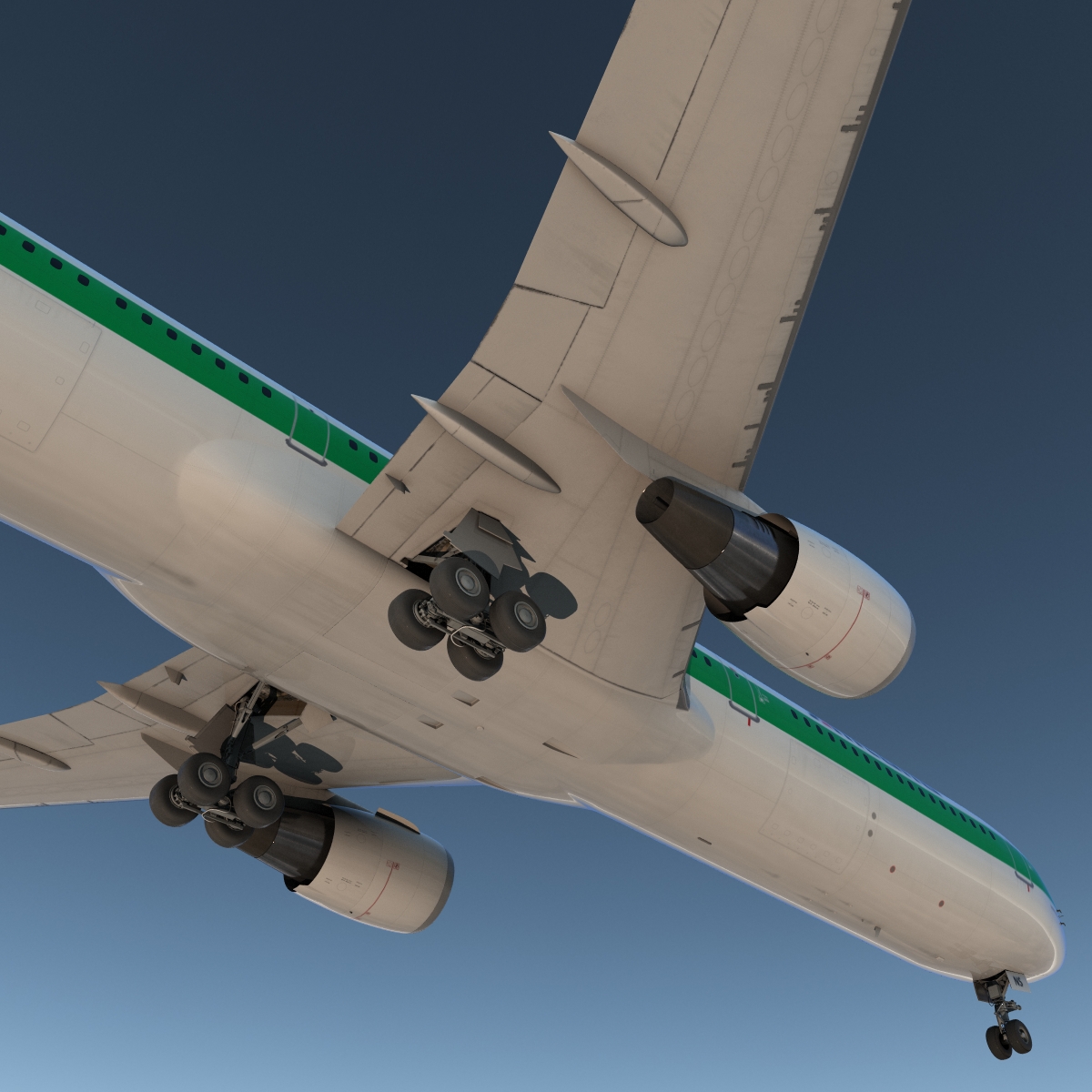 3D model Boeing 767 400ER Alitalia