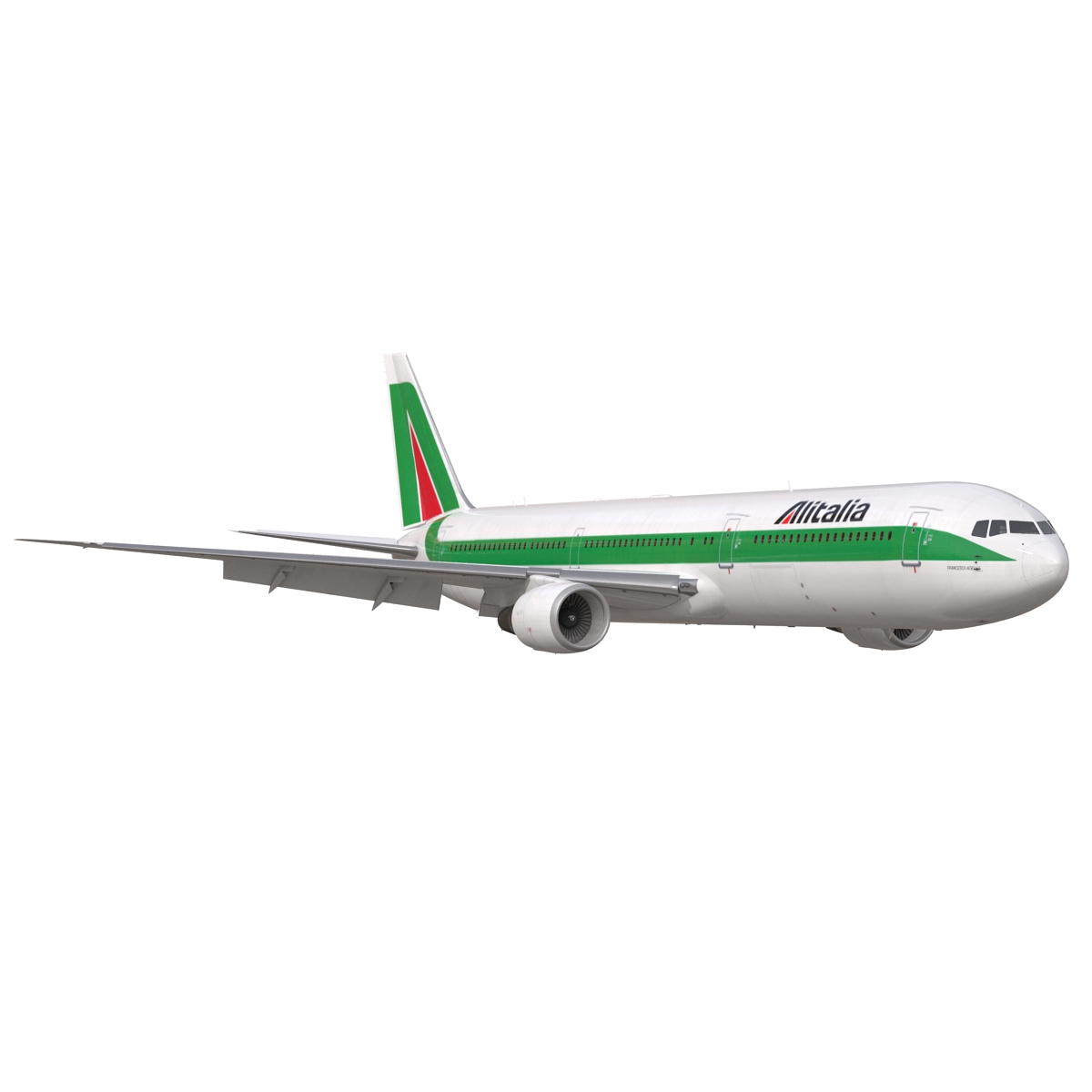 3D model Boeing 767 400ER Alitalia