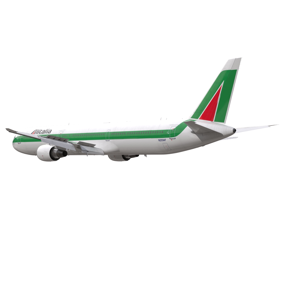 3D model Boeing 767 400ER Alitalia