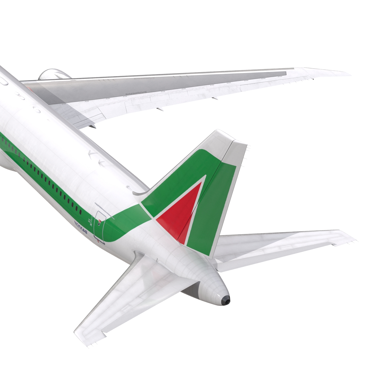 3D model Boeing 767 400ER Alitalia