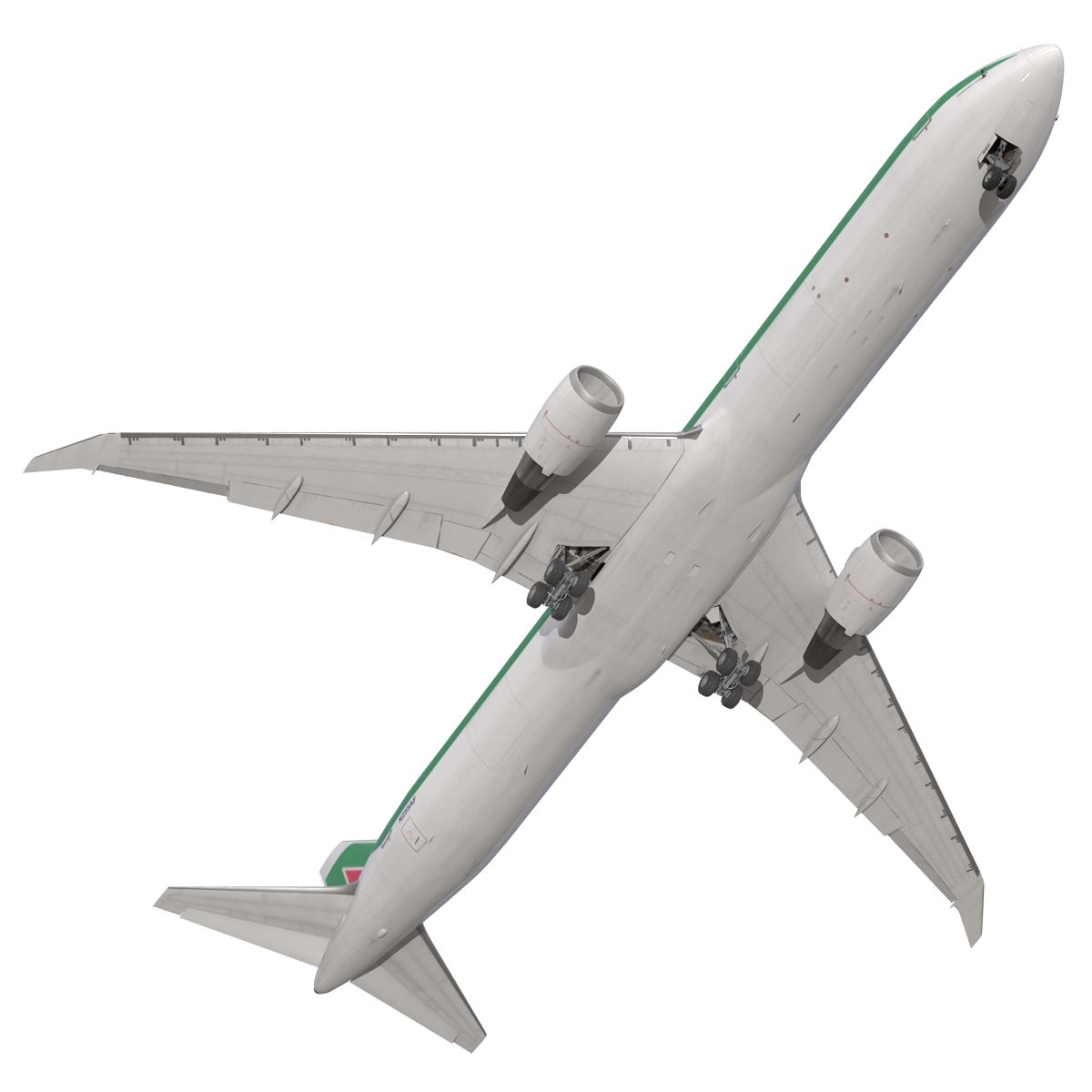 3D model Boeing 767 400ER Alitalia