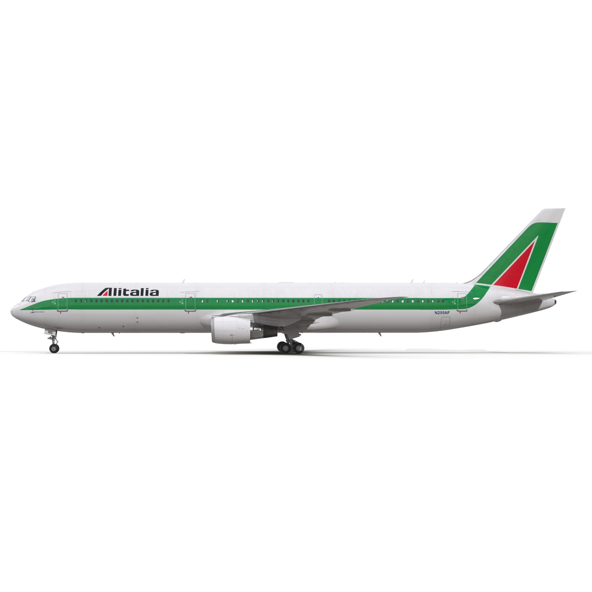 3D model Boeing 767 400ER Alitalia