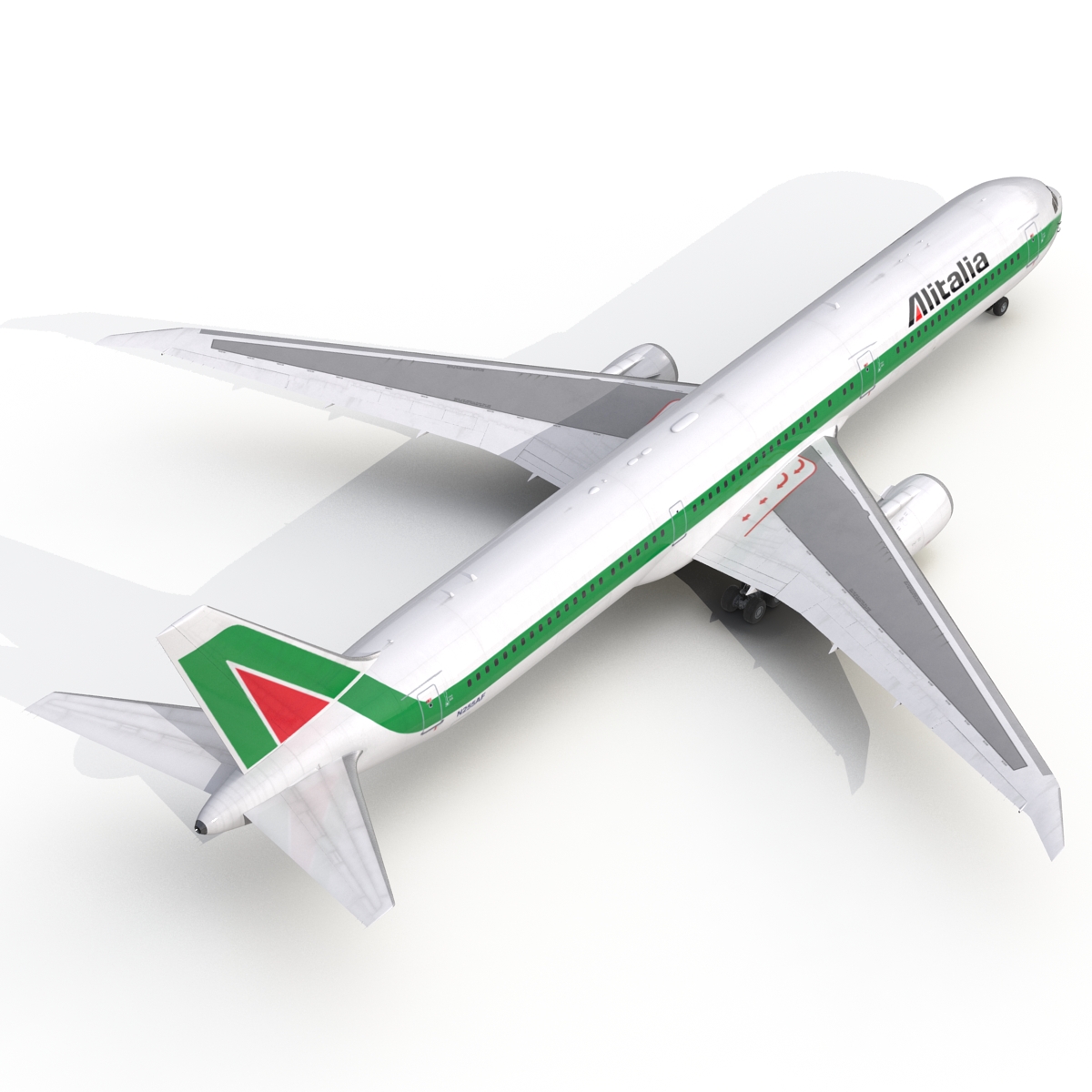 3D model Boeing 767 400ER Alitalia