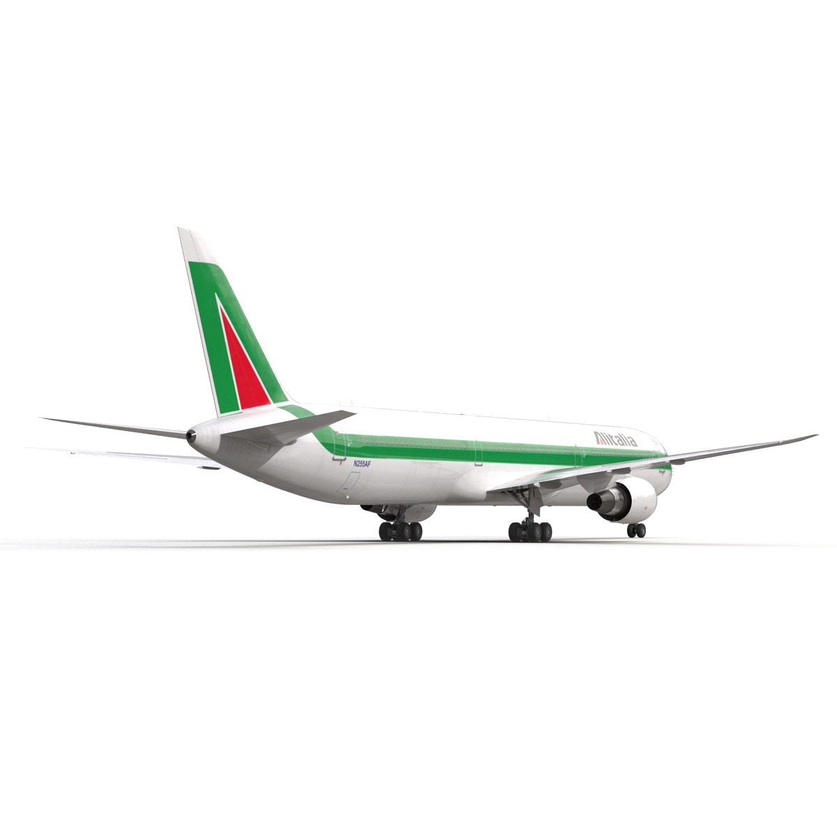 3D model Boeing 767 400ER Alitalia