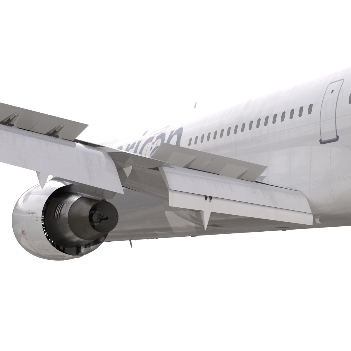 Boeing 767 400ER American Airlines 3D model