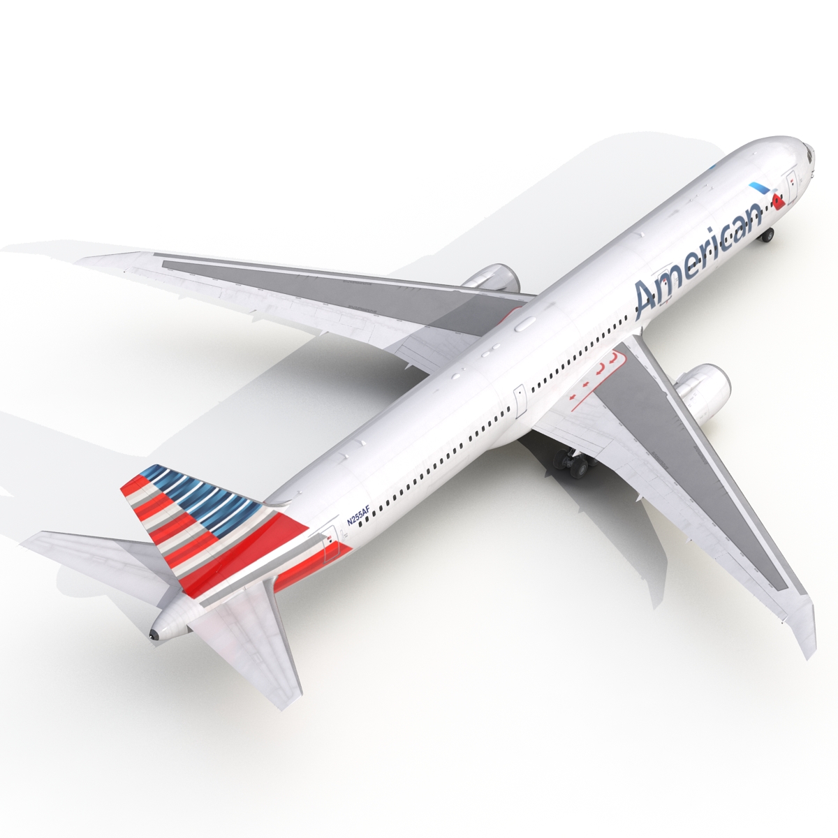 Boeing 767 400ER American Airlines 3D model