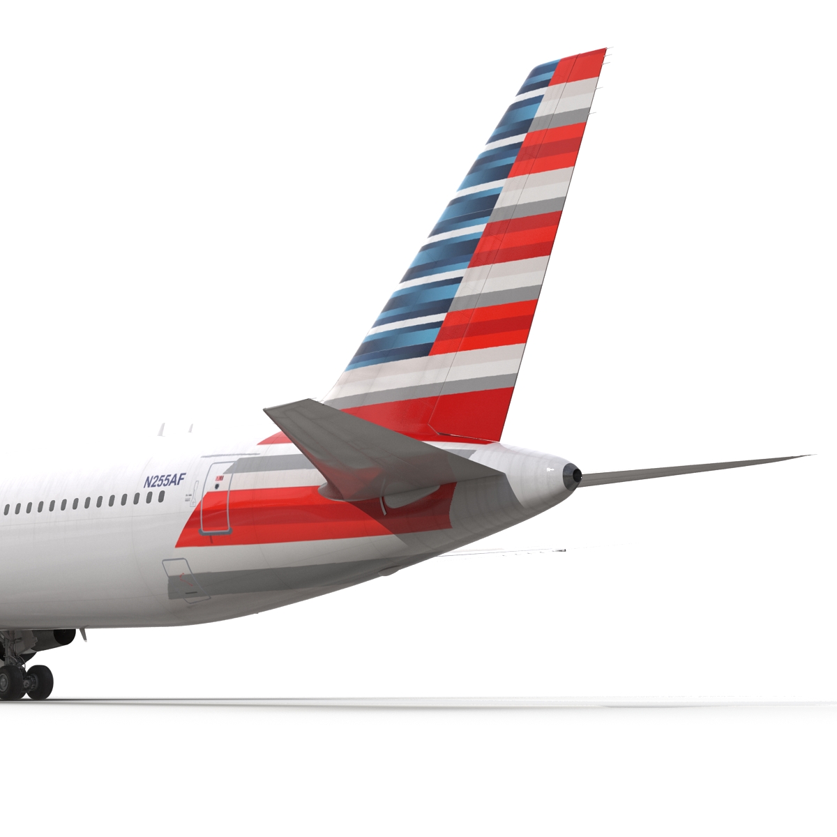 Boeing 767 400ER American Airlines 3D model