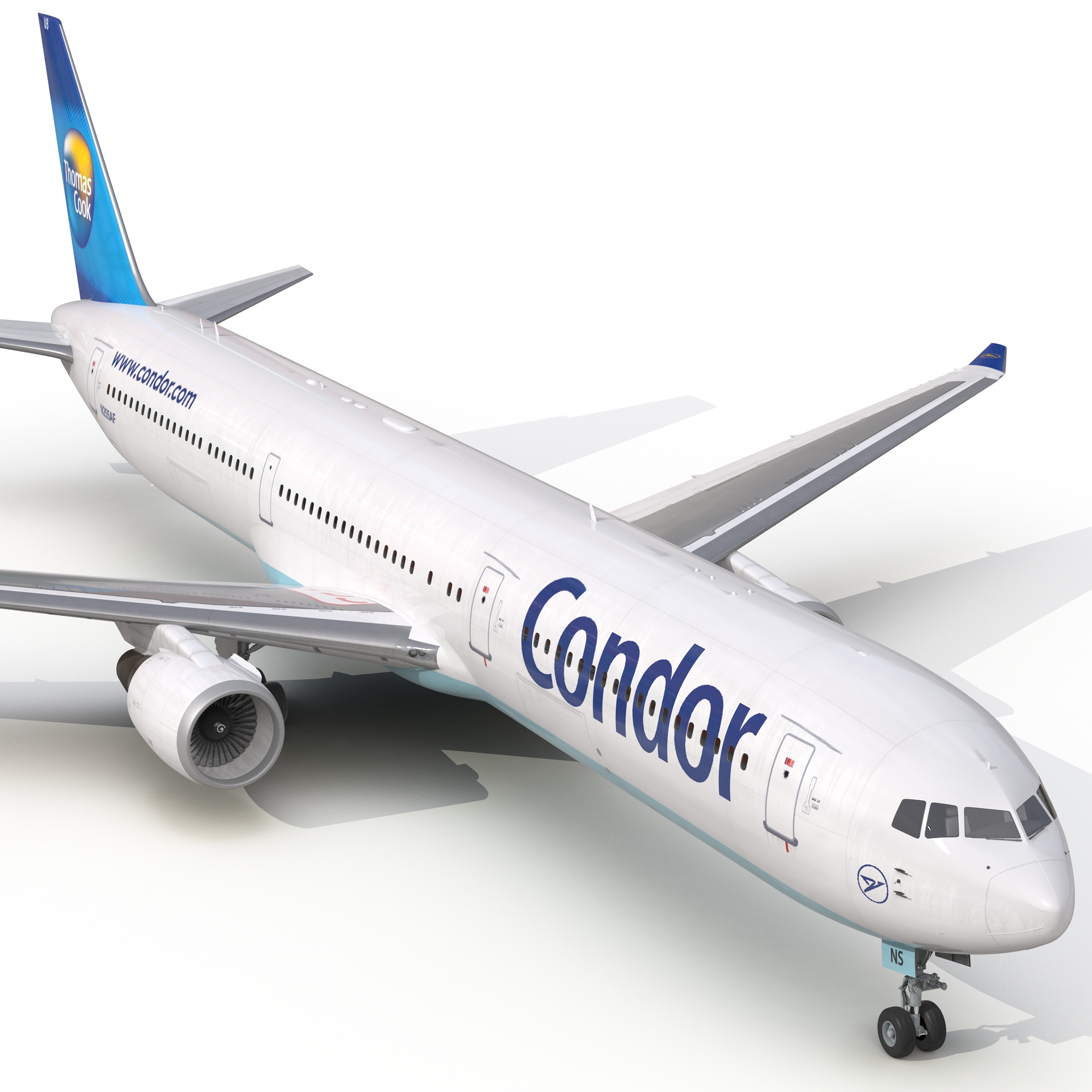 Boeing 767 400ER Condor Flugdienst 3D model