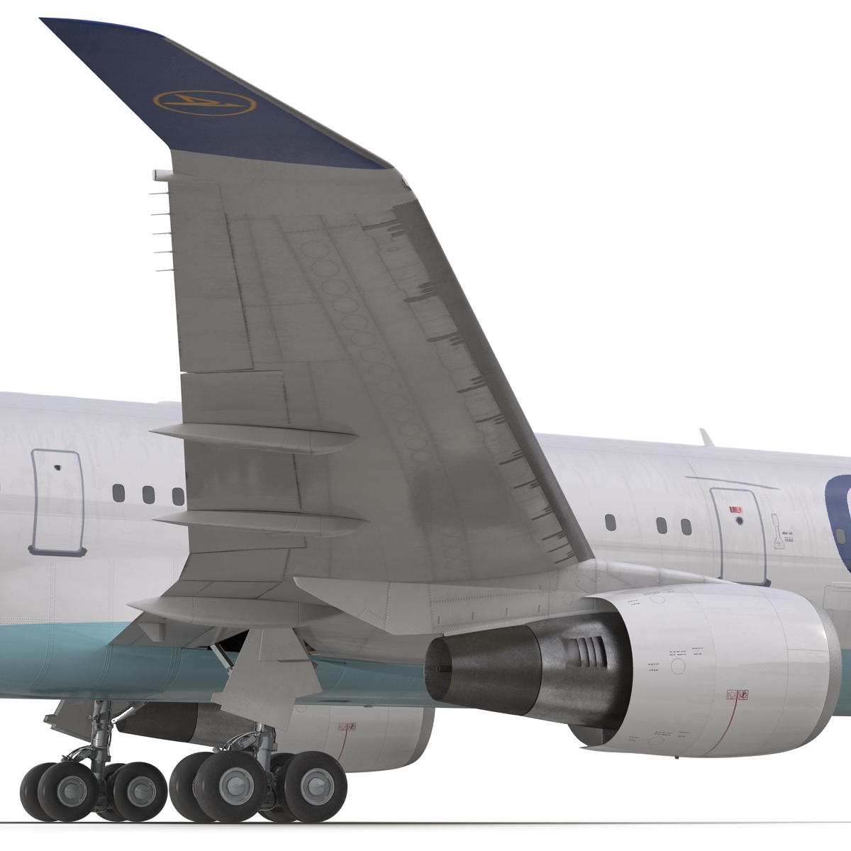 Boeing 767 400ER Condor Flugdienst 3D model