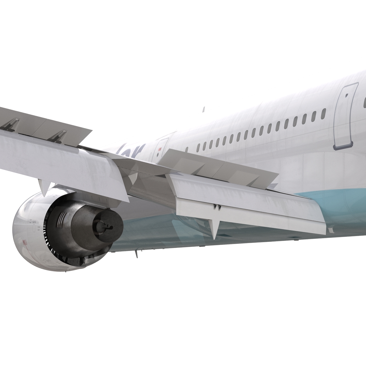 Boeing 767 400ER Condor Flugdienst 3D model