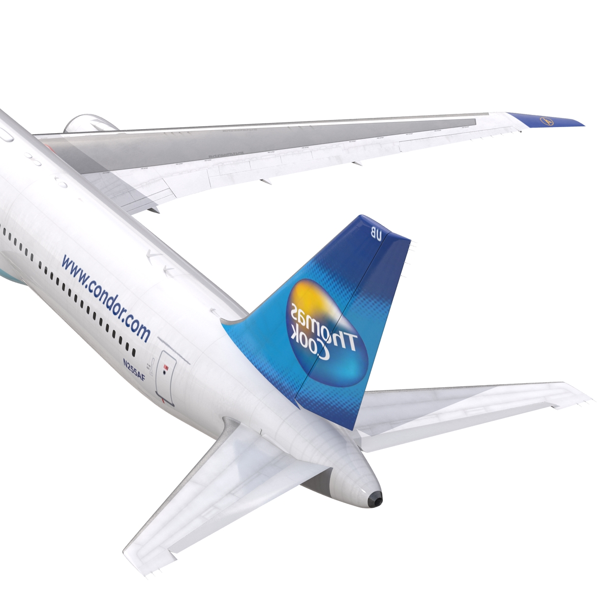 Boeing 767 400ER Condor Flugdienst 3D model