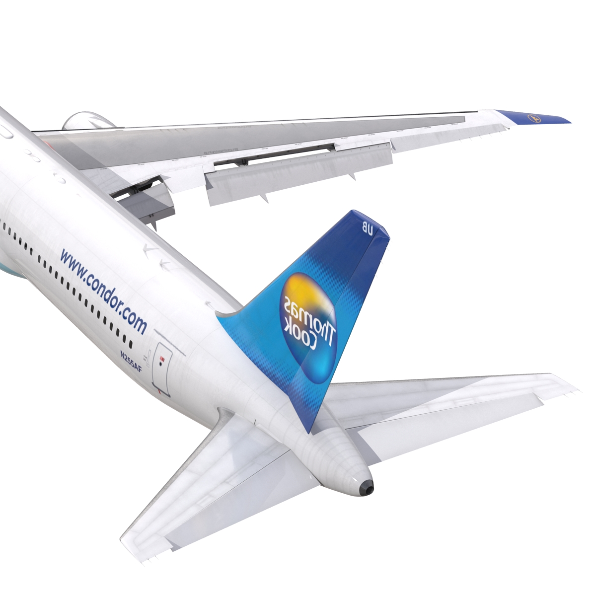 Boeing 767 400ER Condor Flugdienst 3D model