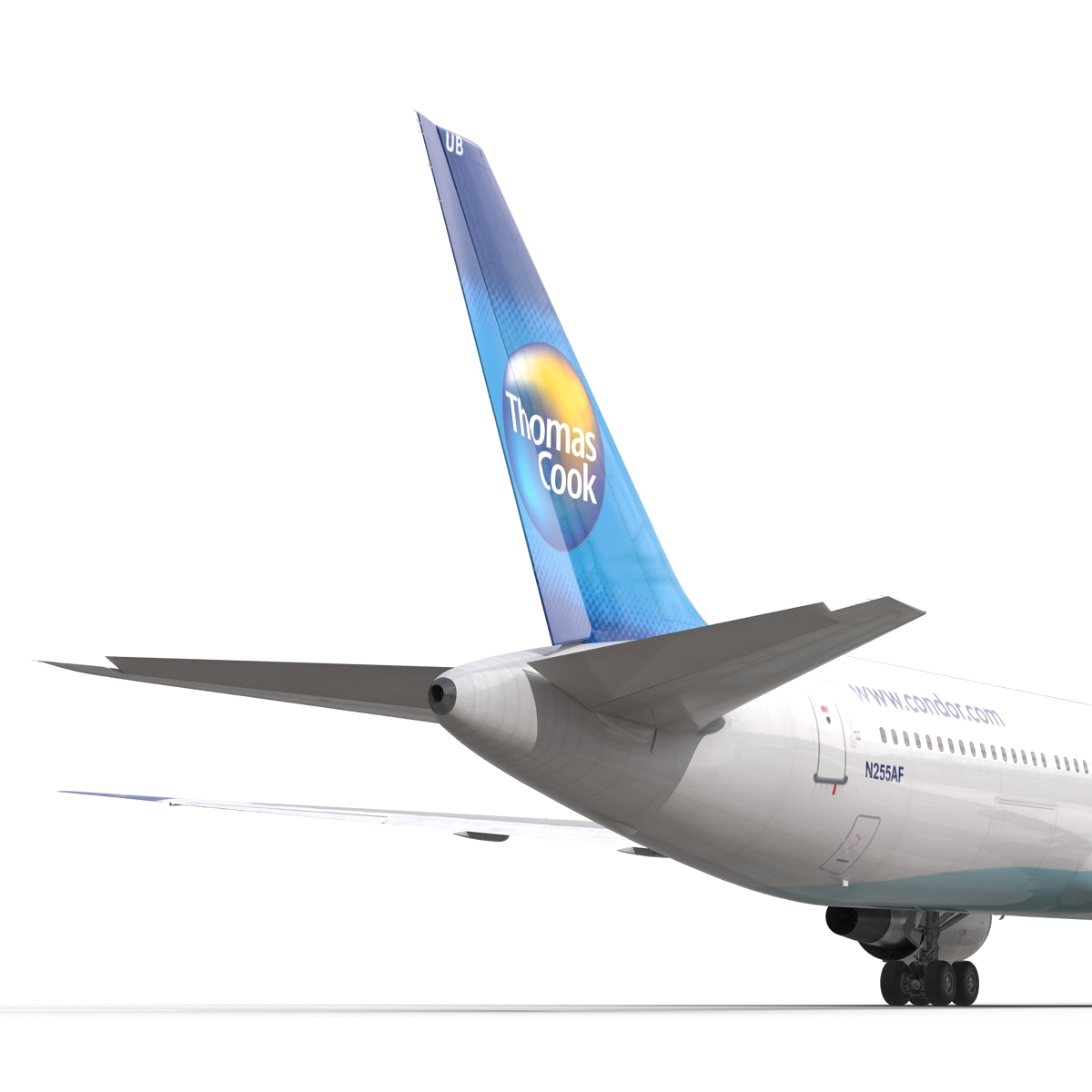 Boeing 767 400ER Condor Flugdienst 3D model