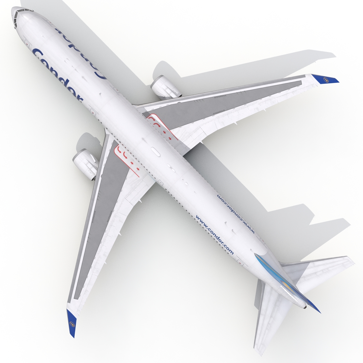 Boeing 767 400ER Condor Flugdienst 3D model