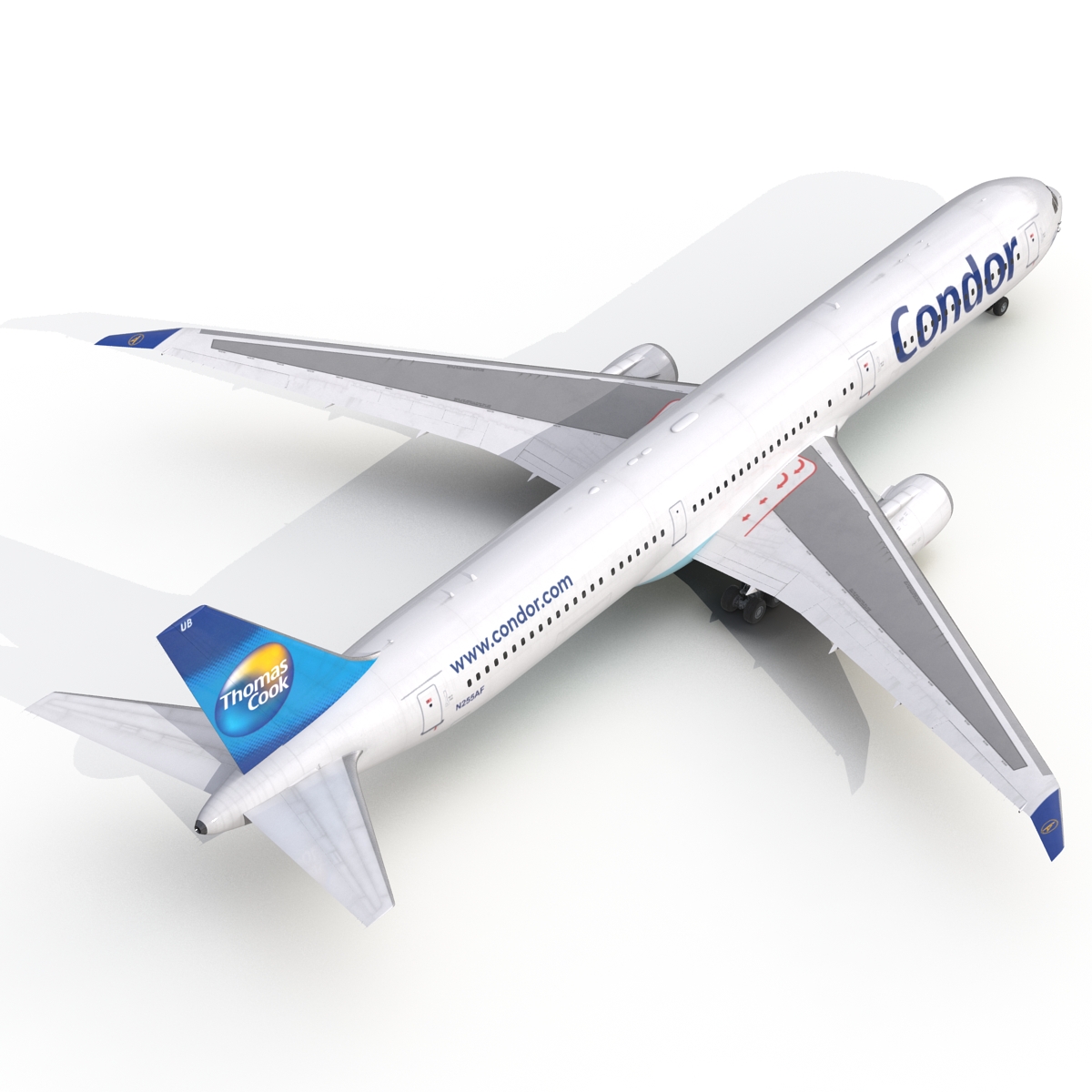 Boeing 767 400ER Condor Flugdienst 3D model