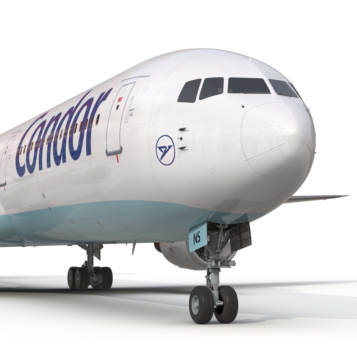 Boeing 767 400ER Condor Flugdienst 3D model