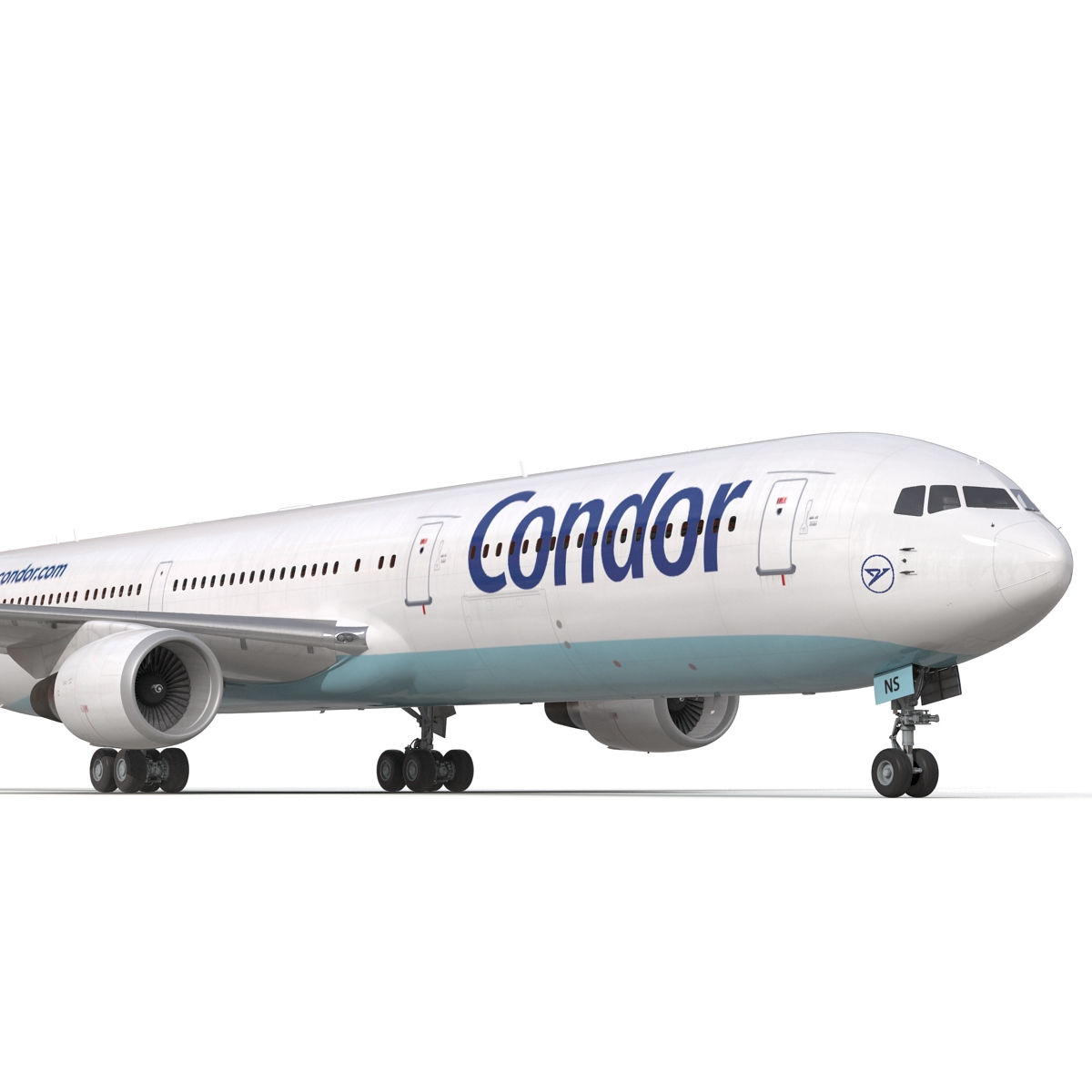 Boeing 767 400ER Condor Flugdienst 3D model