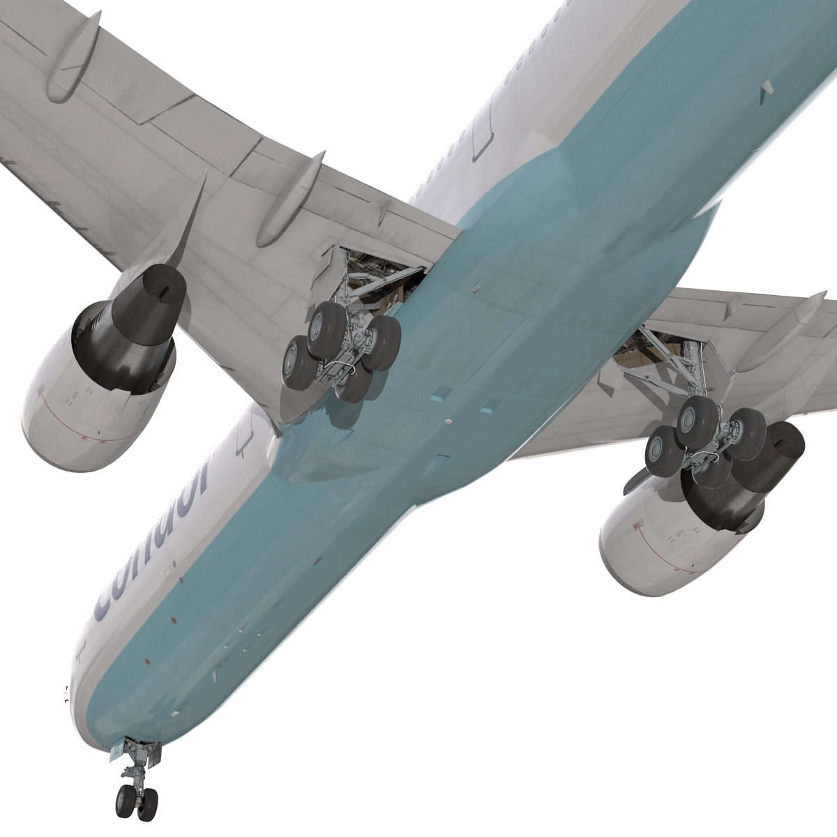 Boeing 767 400ER Condor Flugdienst 3D model