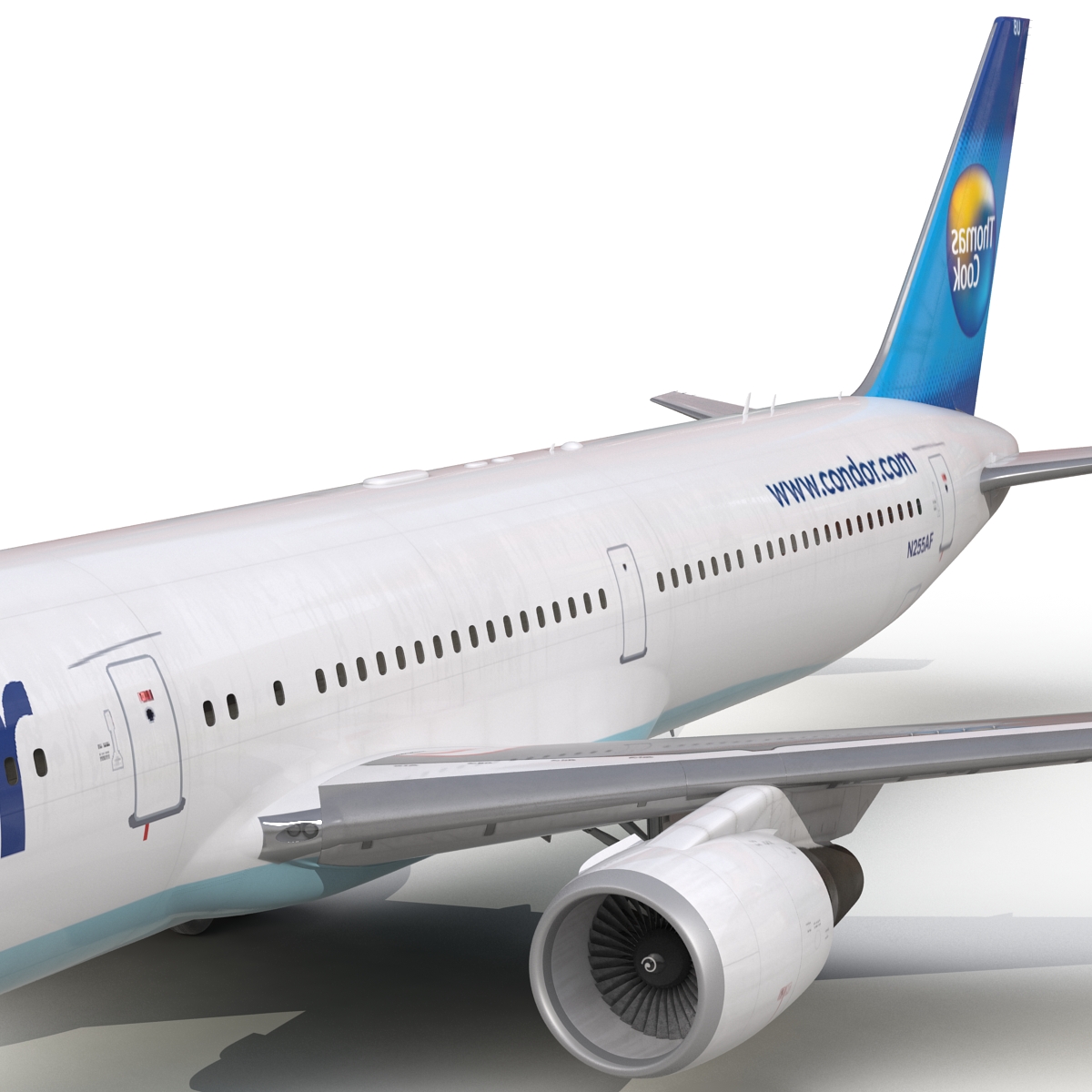 Boeing 767 400ER Condor Flugdienst 3D model