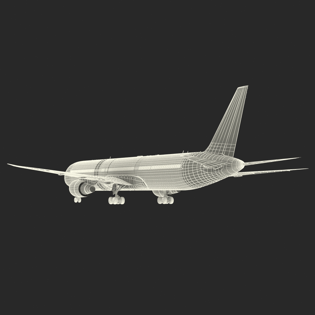 Boeing 767 400ER Condor Flugdienst 3D model