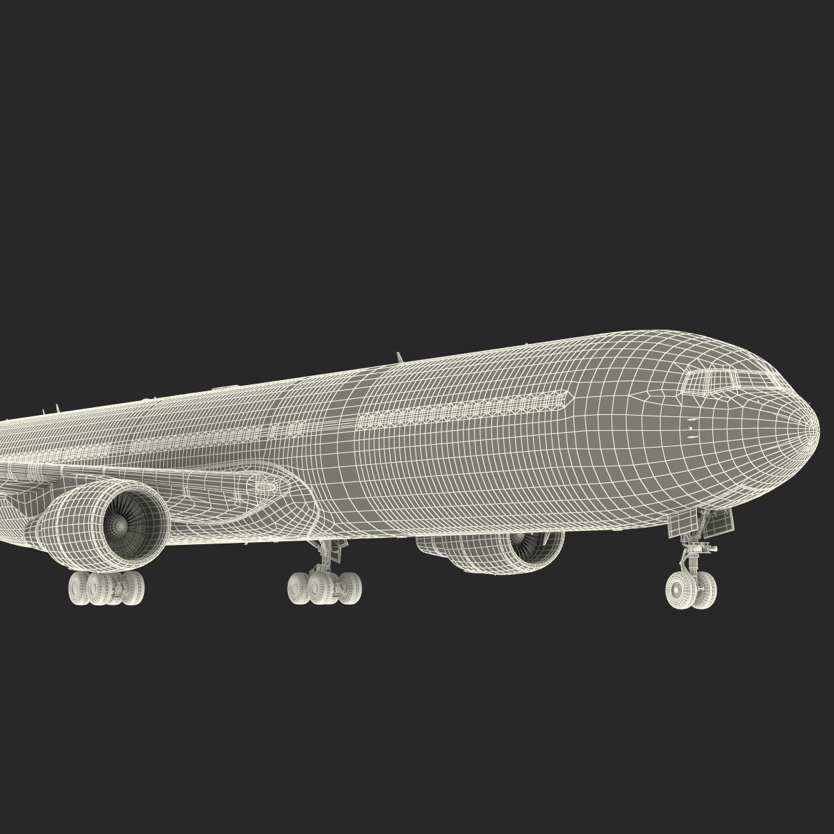 Boeing 767 400ER Condor Flugdienst 3D model