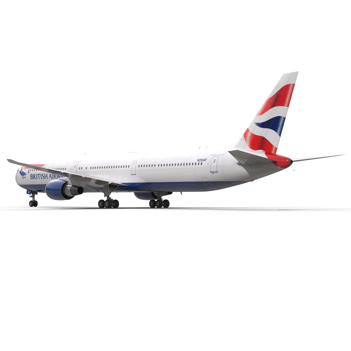 Boeing 767 400ER British Airways 3D