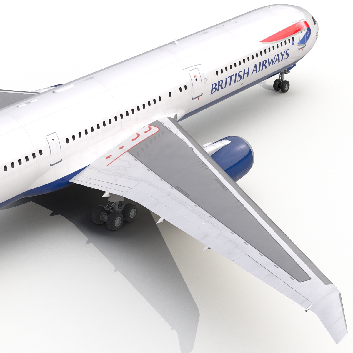 Boeing 767 400ER British Airways 3D