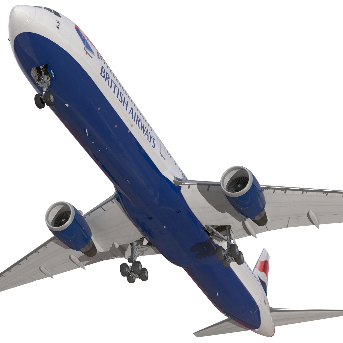 Boeing 767 400ER British Airways 3D