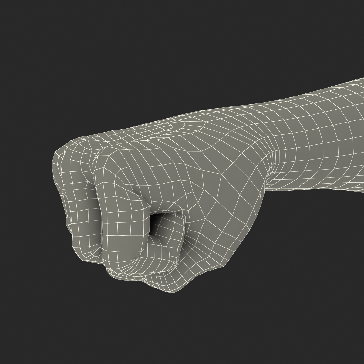 3D Man Hands Pose 2