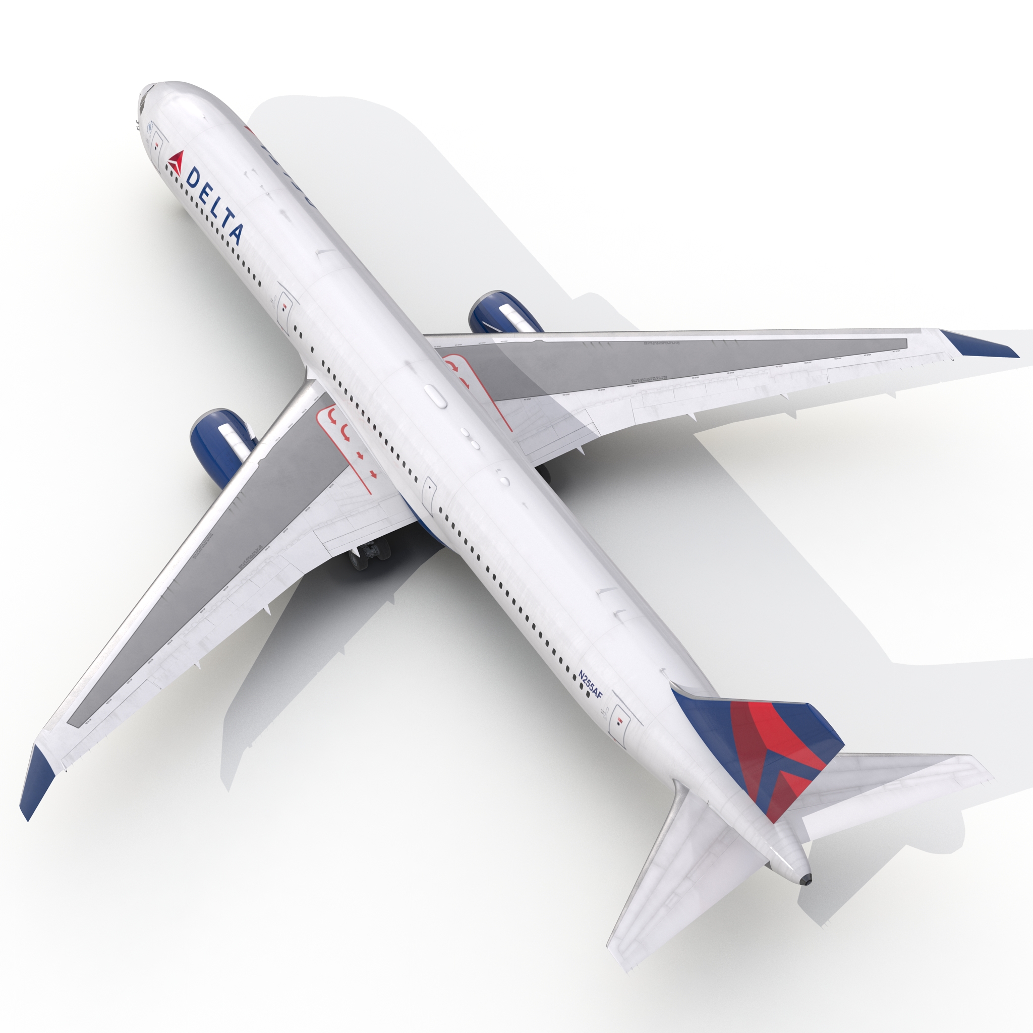 Boeing 767 400ER Delta Air Lines 3D