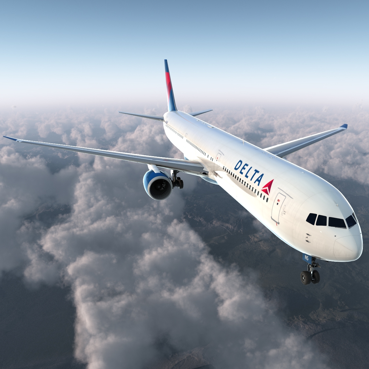 Boeing 767 400ER Delta Air Lines 3D