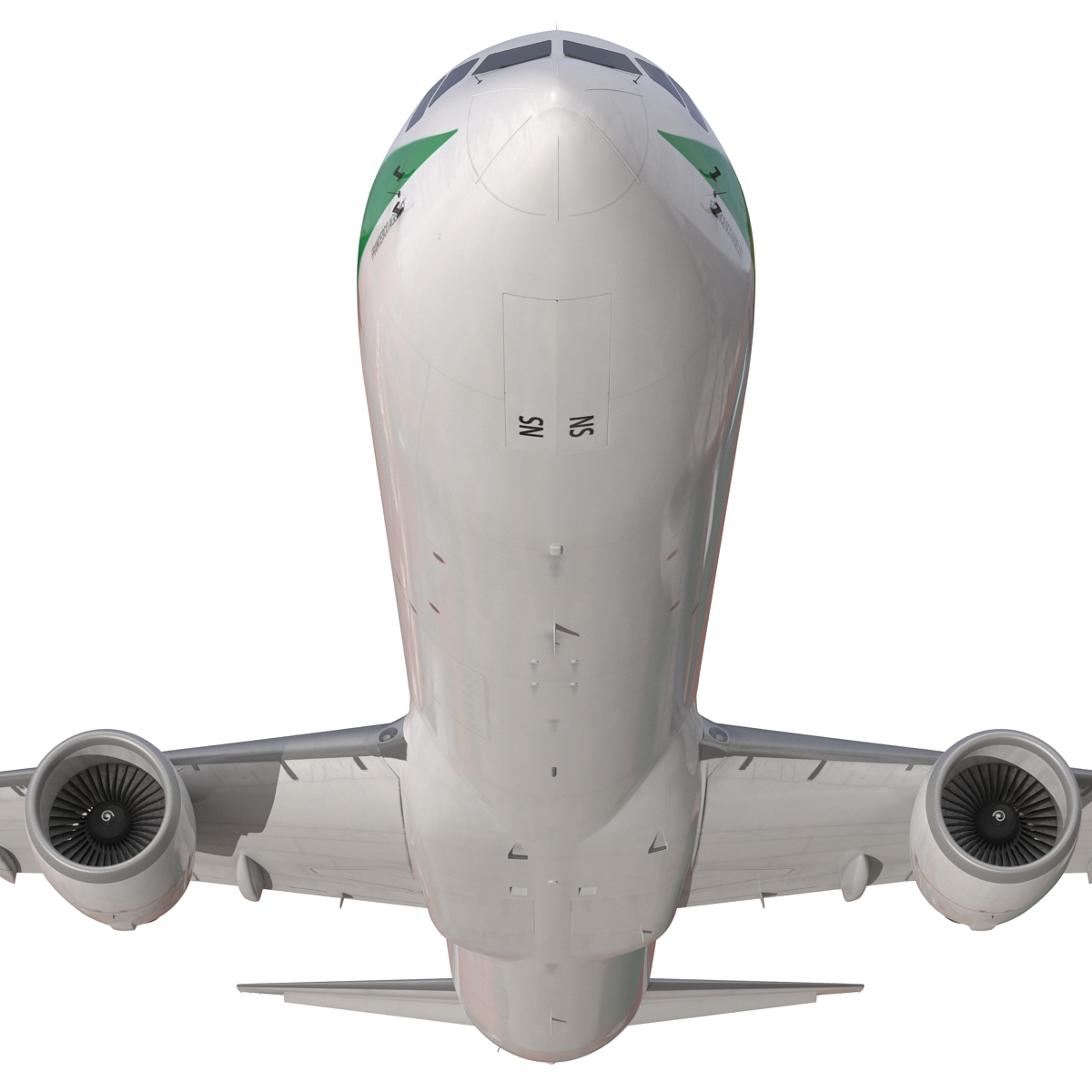 Boeing 767 400ER Alitalia Rigged 3D