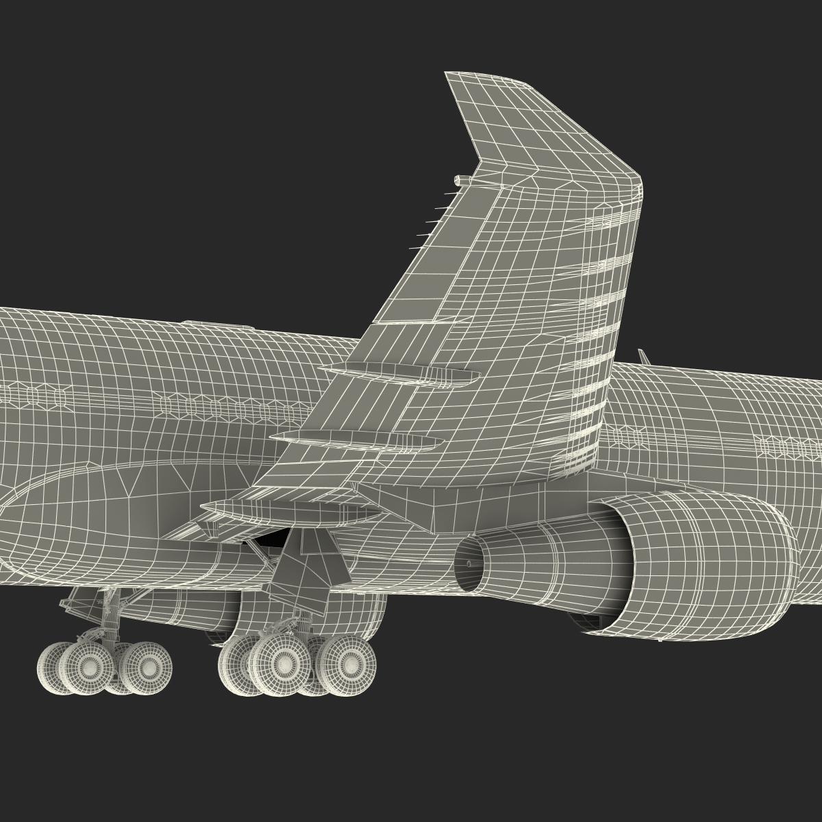 3D Boeing 767 400ER American Airlines Rigged