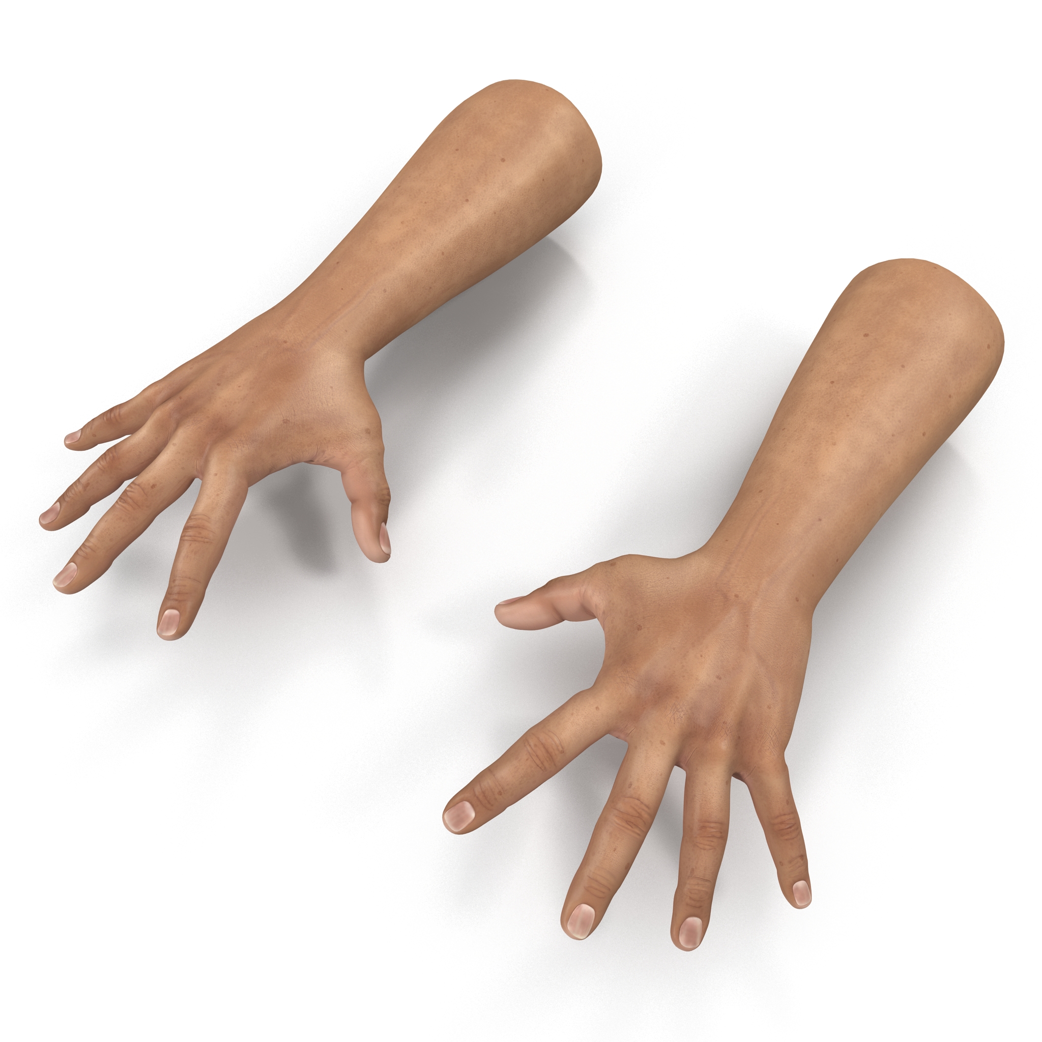 3D Man Hands Pose 4