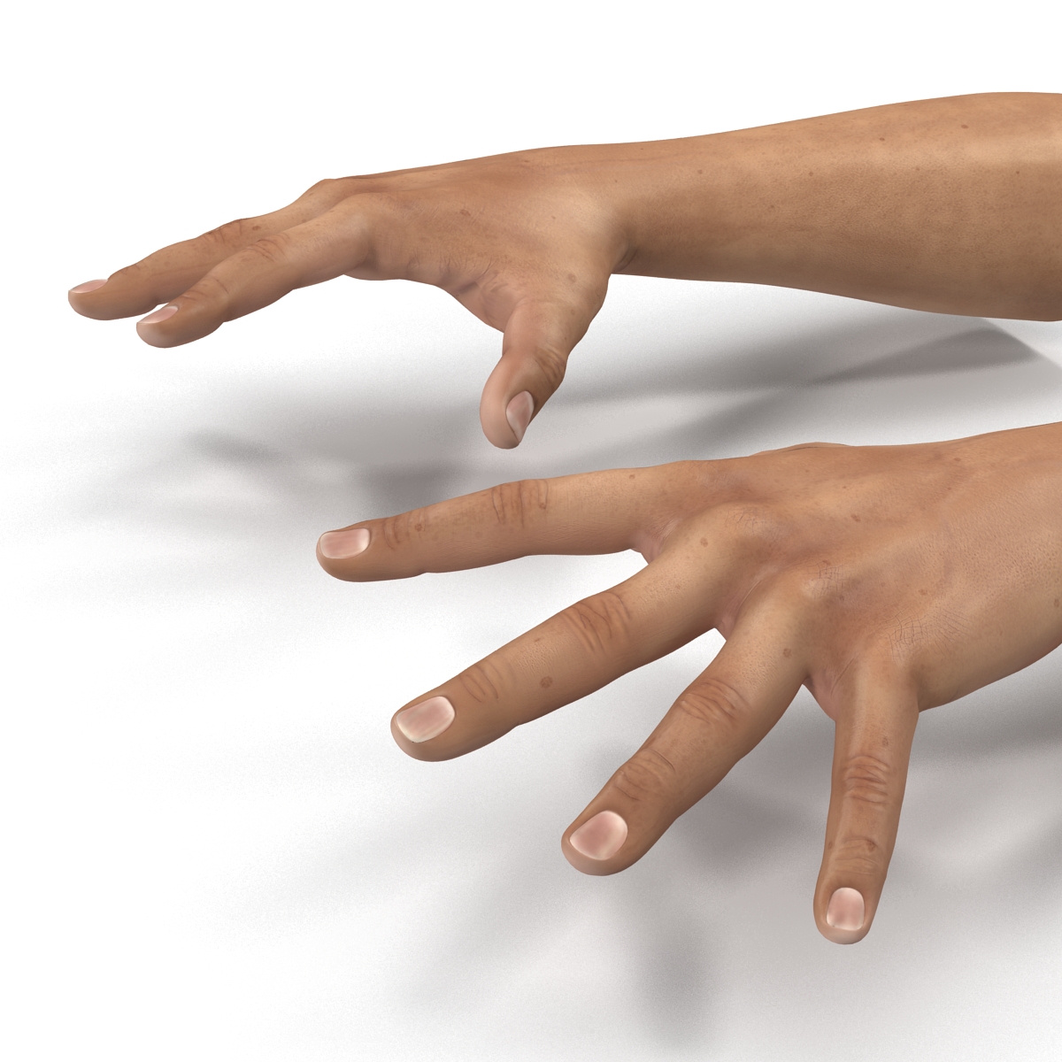 3D Man Hands Pose 4