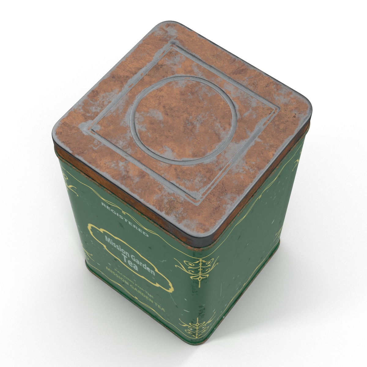 3D model Vintage Tea Tin