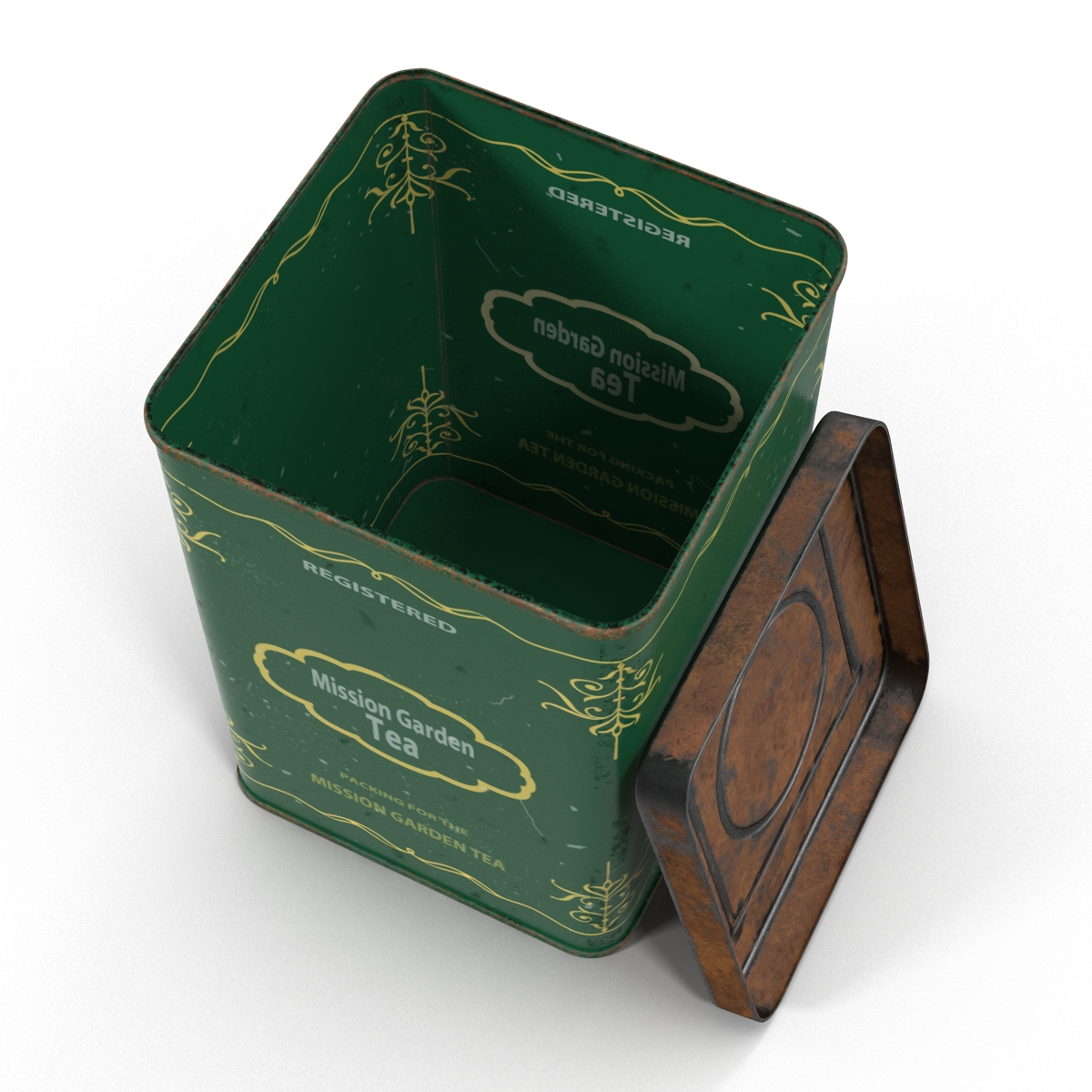 3D model Vintage Tea Tin