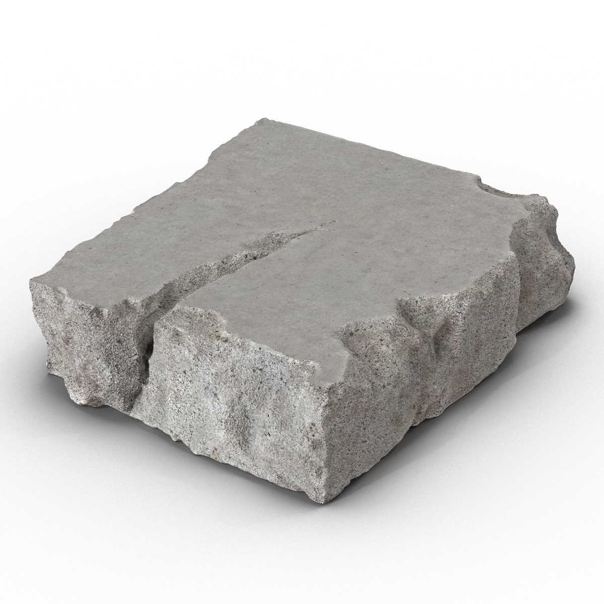 Concrete Chunk 3D model