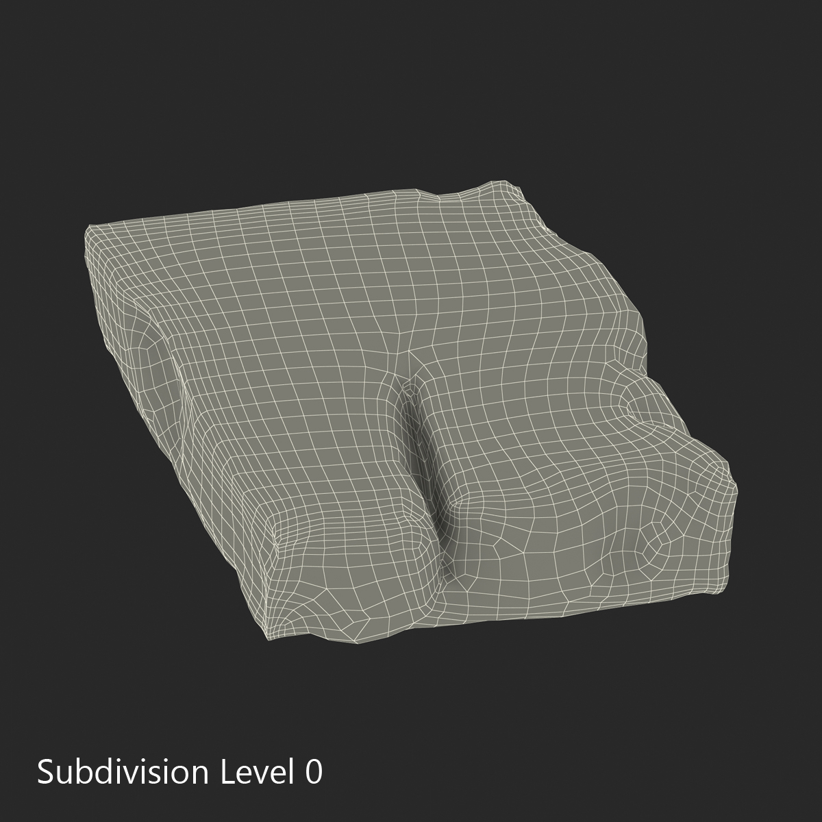 Concrete Chunk 3D model