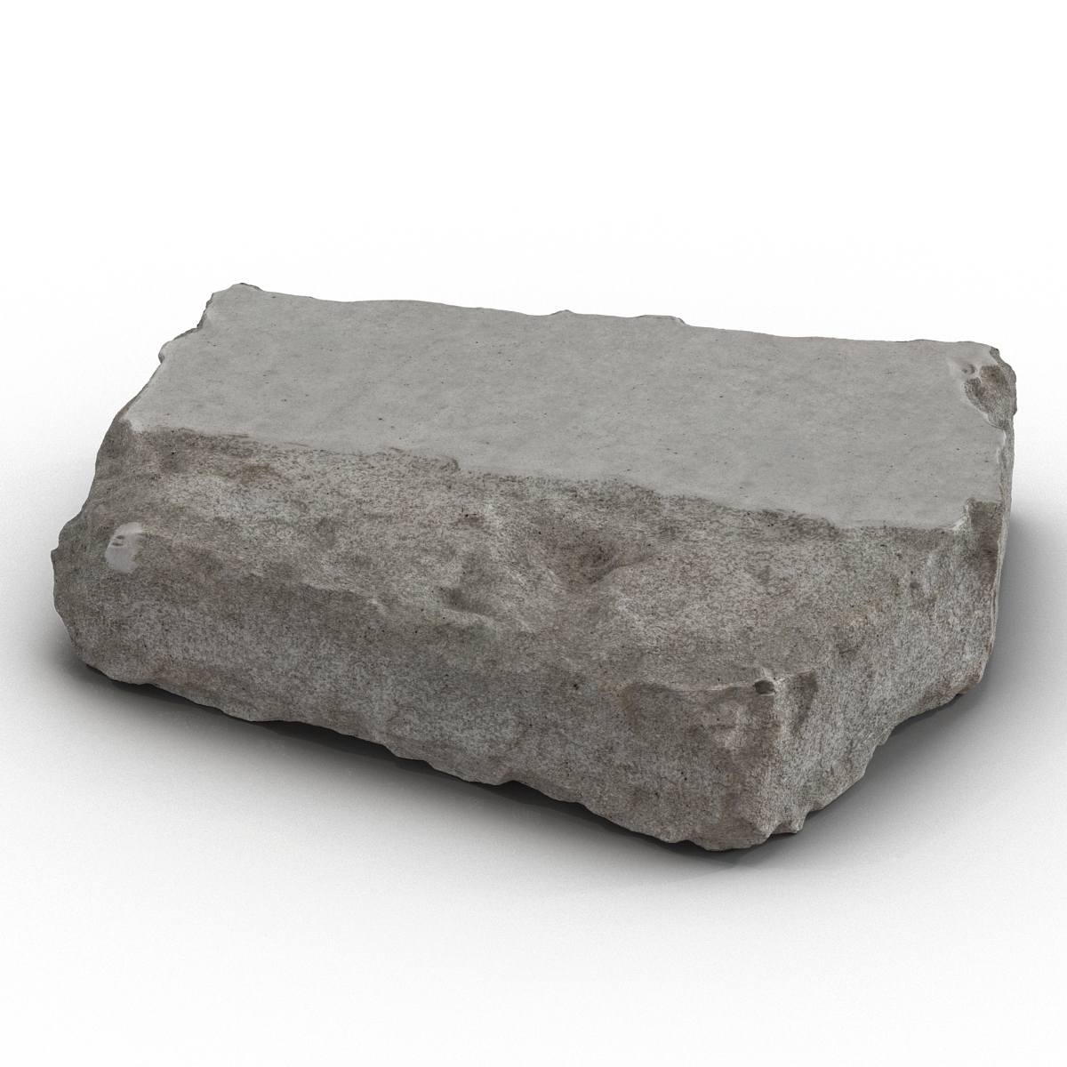 3D Concrete Chunk 3