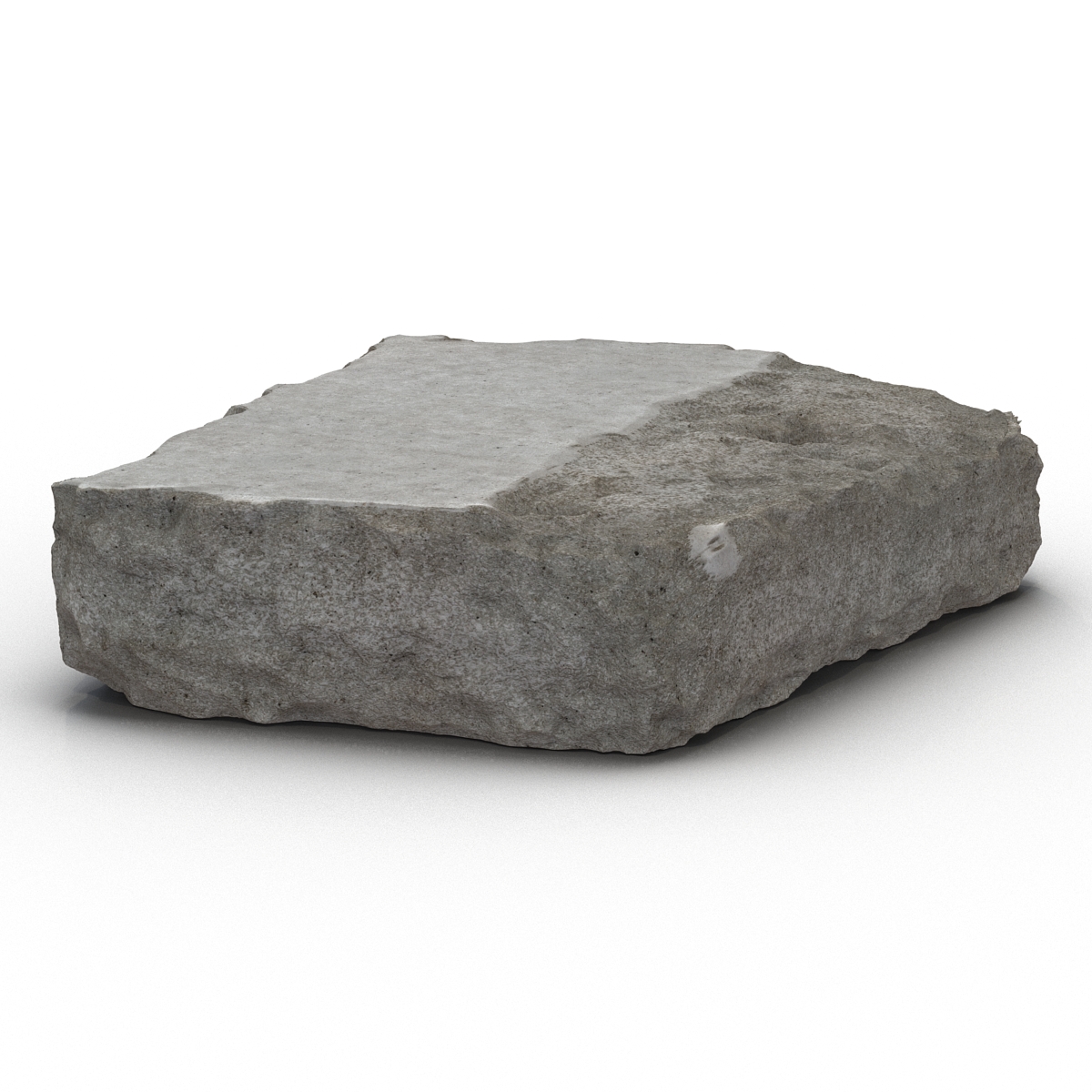 3D Concrete Chunk 3