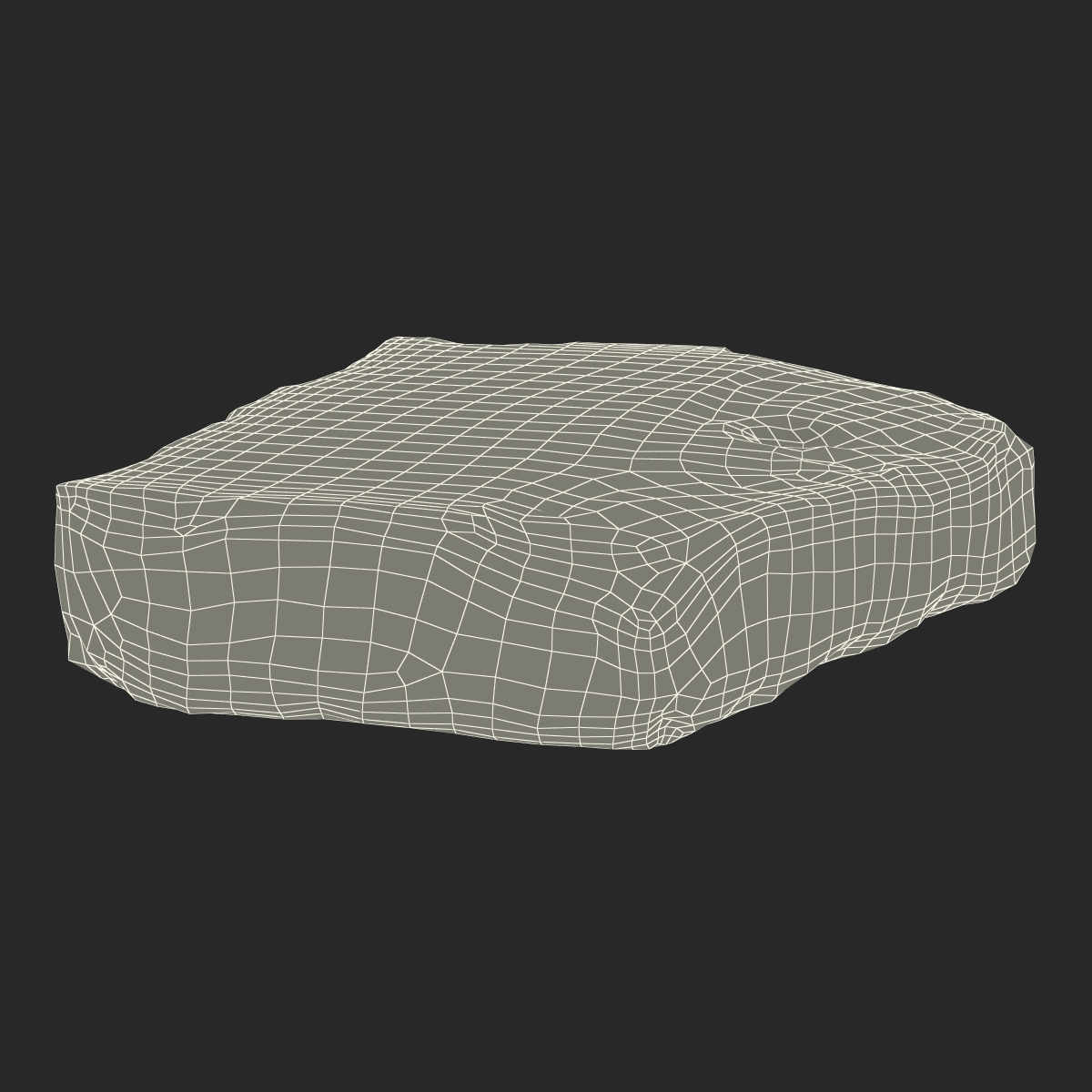 3D Concrete Chunk 3