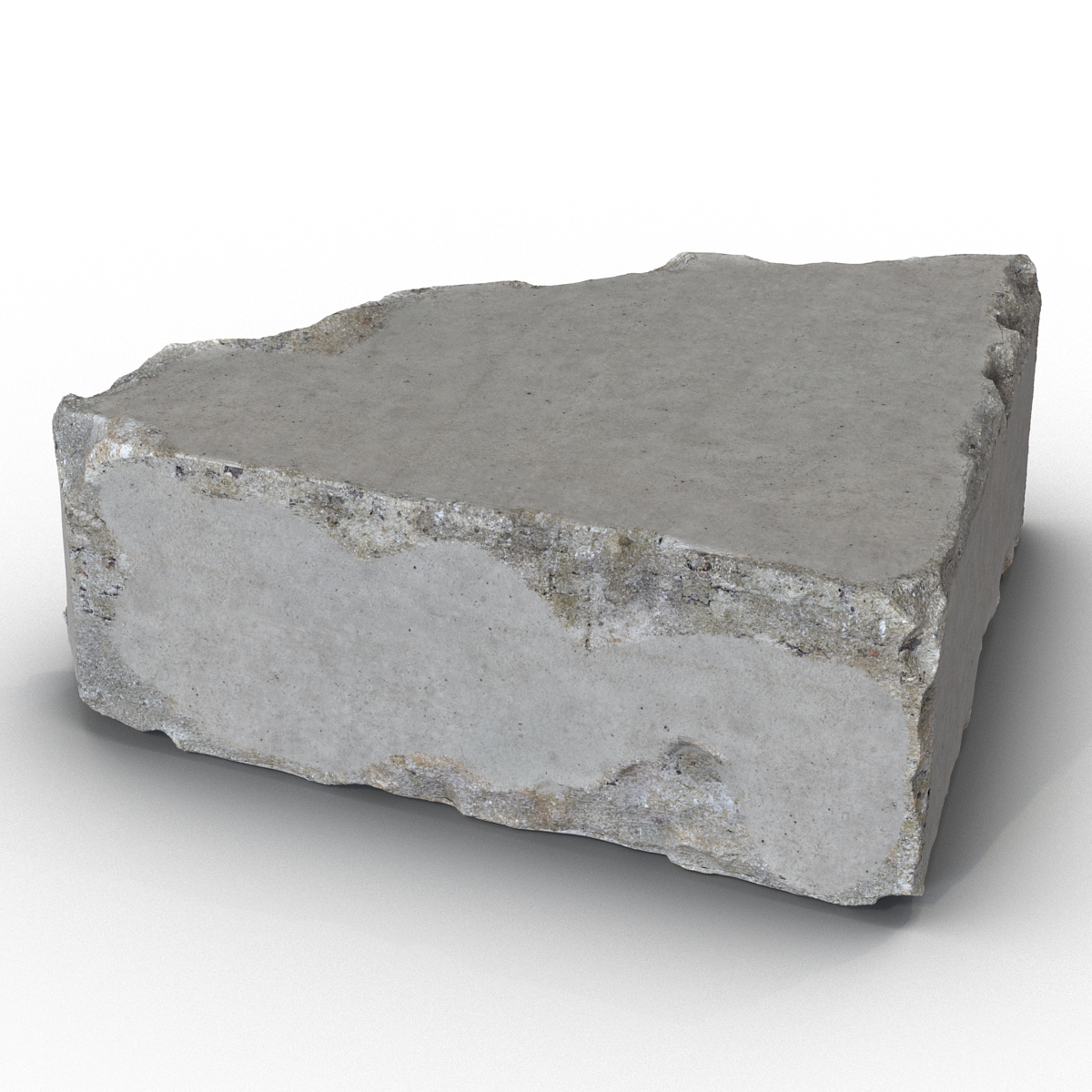 3D Concrete Chunk 8