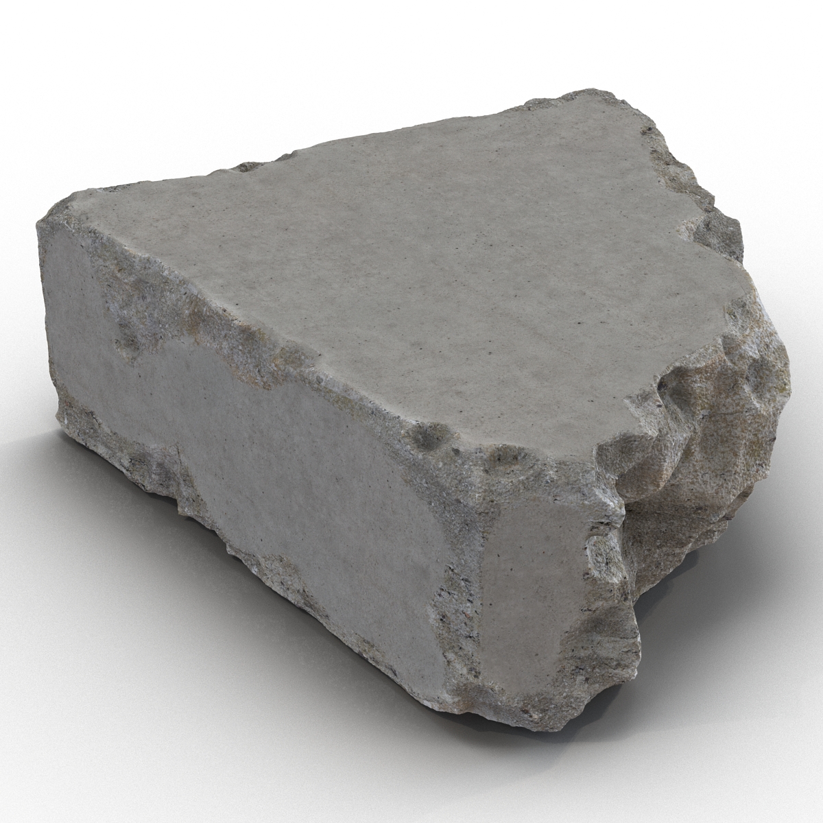 3D Concrete Chunk 8