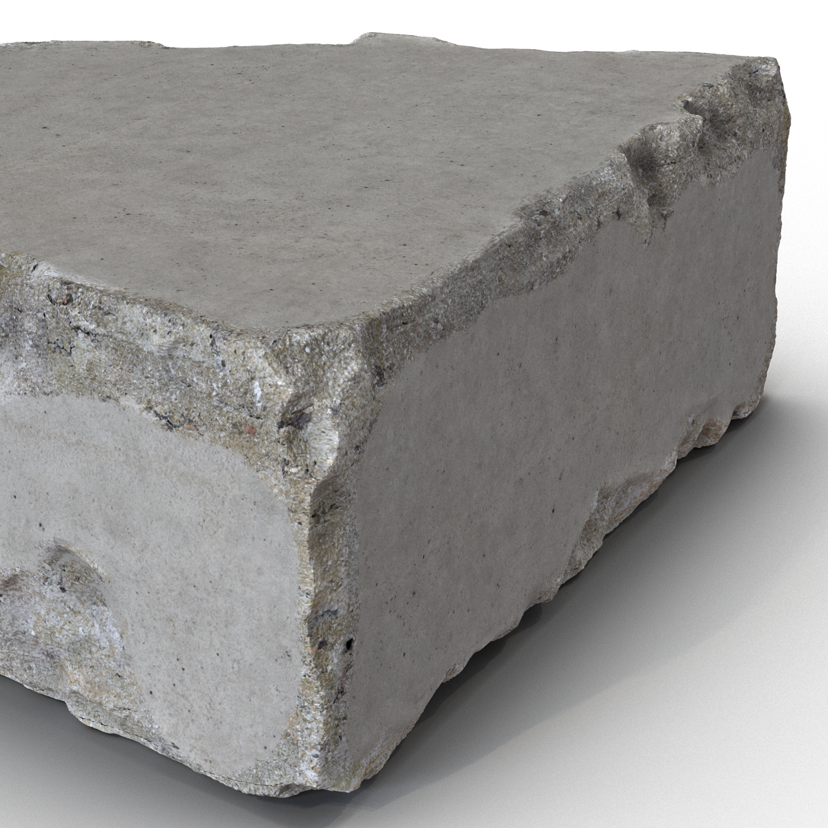 3D Concrete Chunk 8